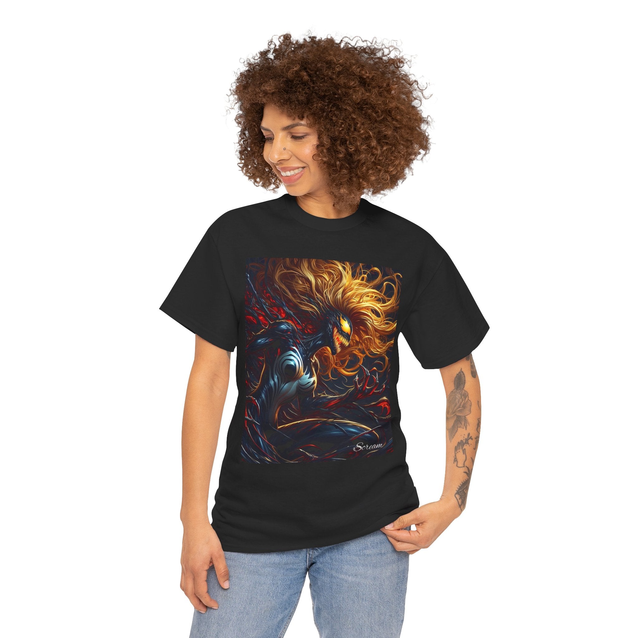 Scream (2) Unisex Tee - Wearable Super Hero Art, Unique Gift, Casual Ware, Birthday Present, Comic Book Apparel