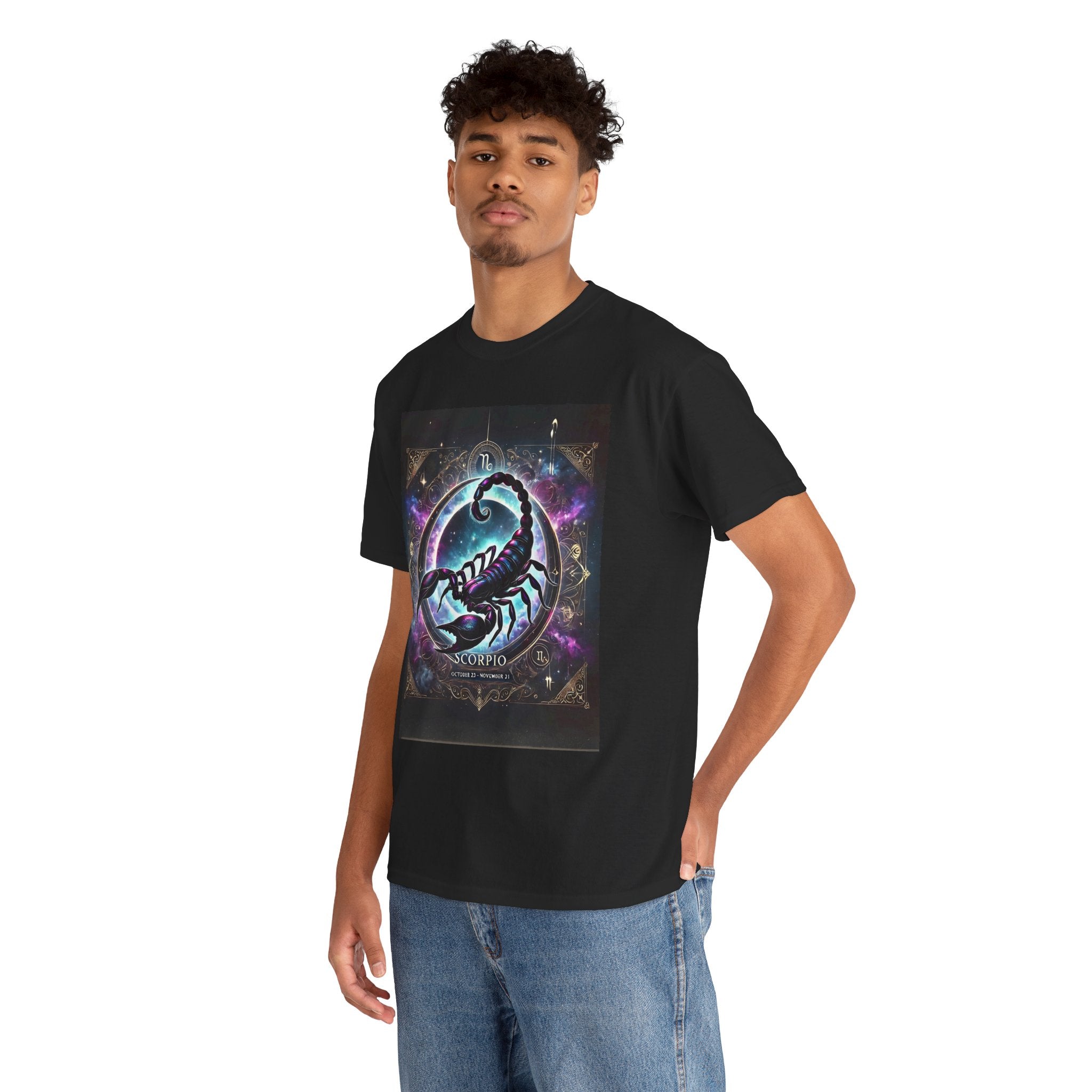 Scorpio Zodiac (2) Unisex Tee - Wearable Art, Unique Gift, Casual Ware, Birthday Present, Zodiac Apparel