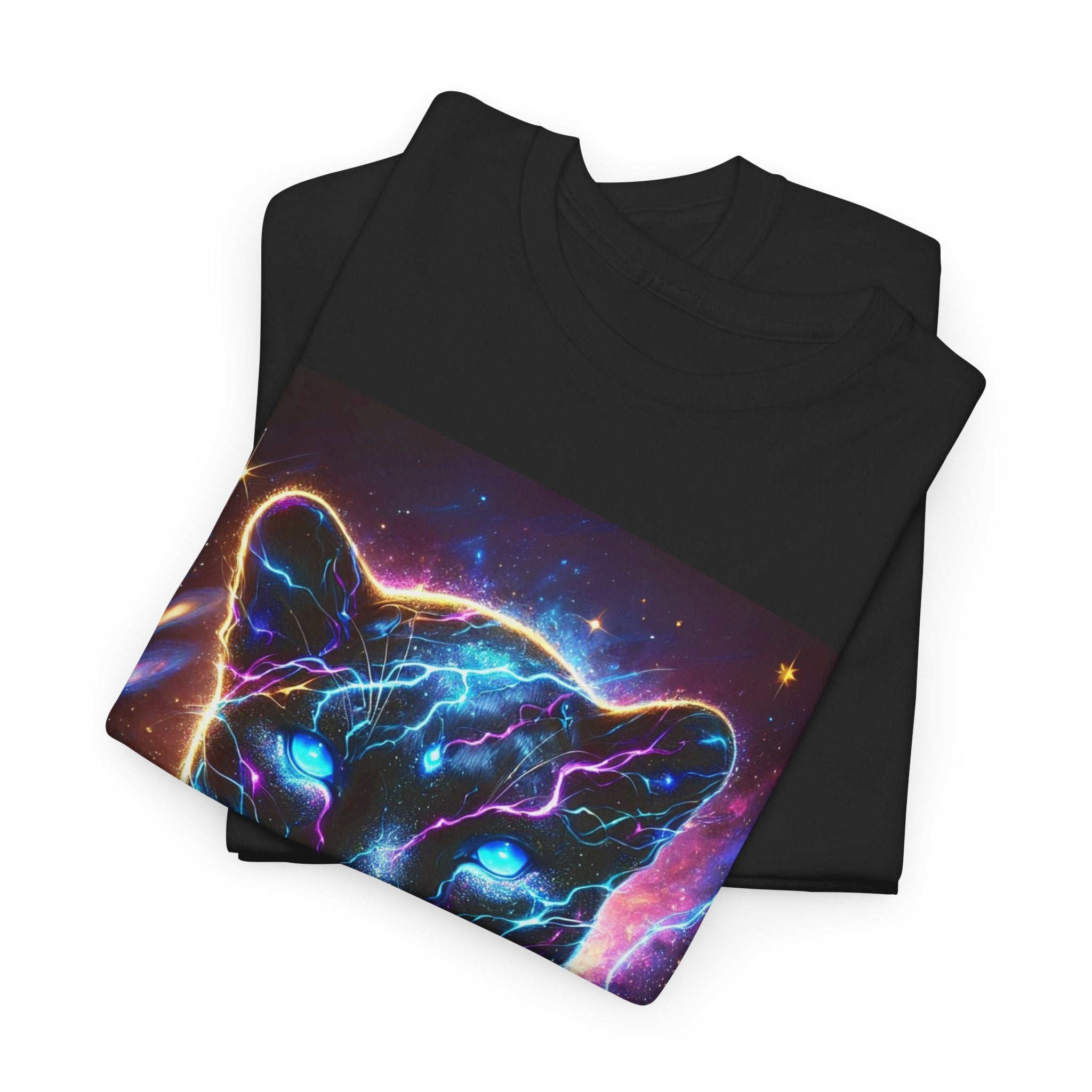 Halloween Nightmares (Cosmic Kitty) Unisex Tee - Wearable Art, Unique Gift, Casual Ware, Birthday Present, Halloween Apparel