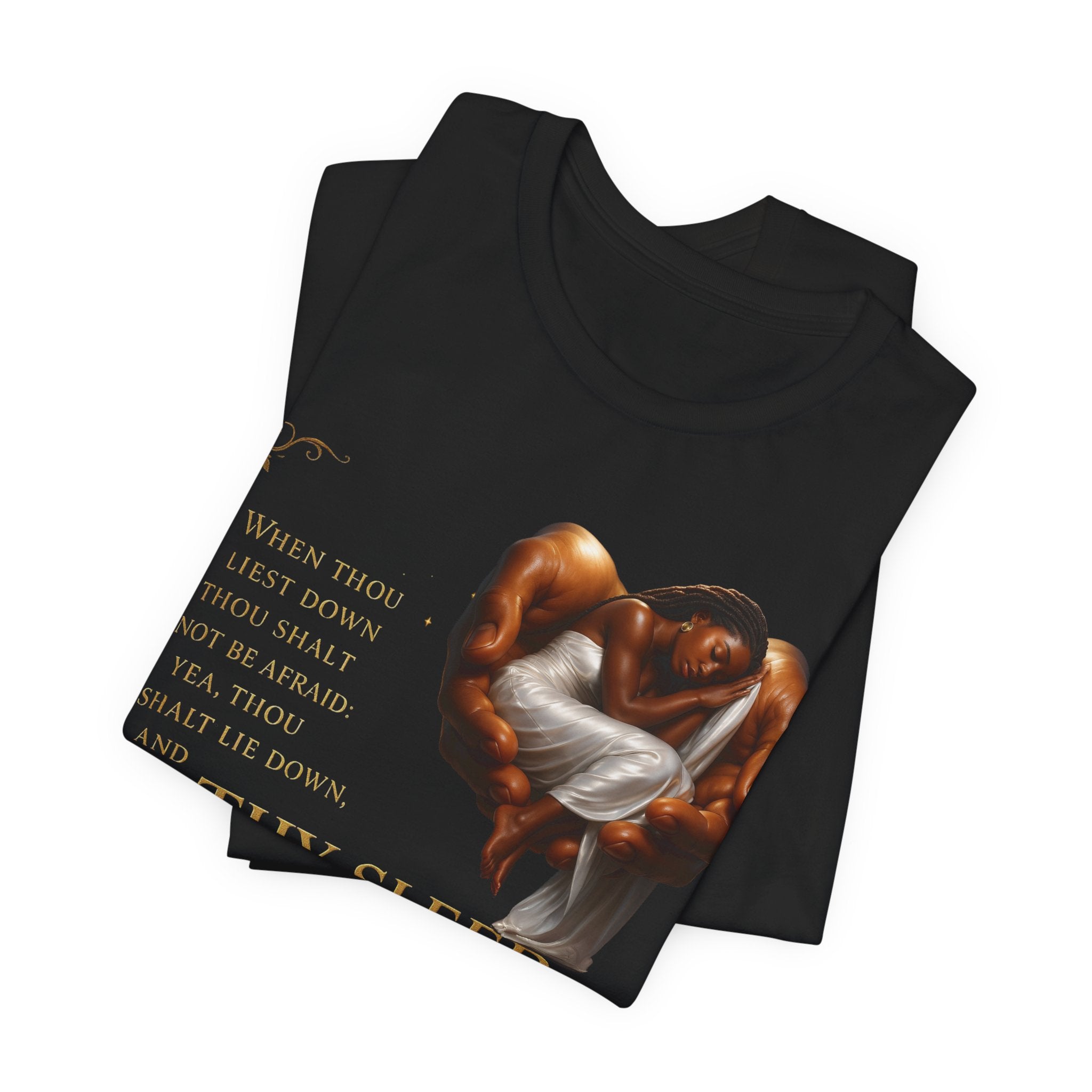 Essence Christian Inspirational Tee, Thy Sleep Shall Be Sweet, Unisex Jersey Short Sleeve Shirt, Biblical Quote T-Shirt, Faith-Based Apparel, [...]