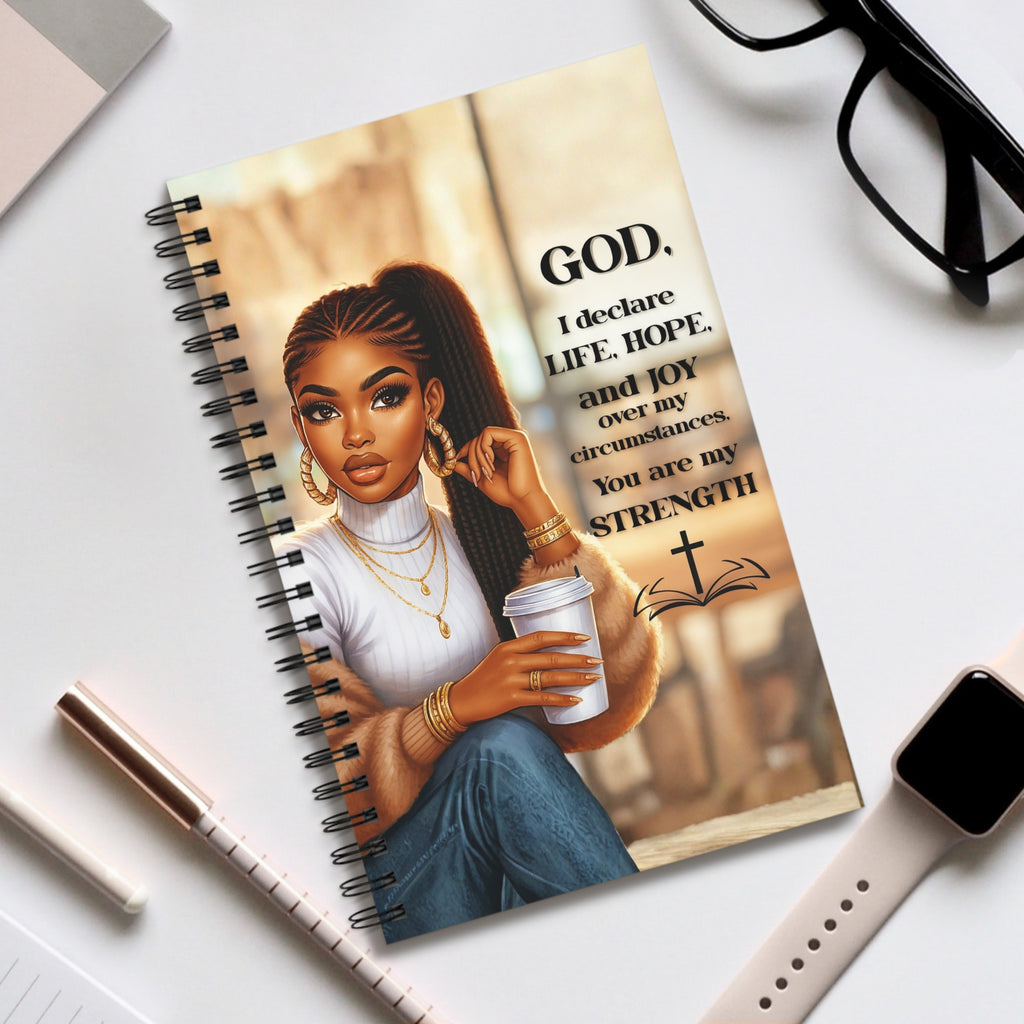 Essence of the Ancestors Inspirational Themed Spiral Journal