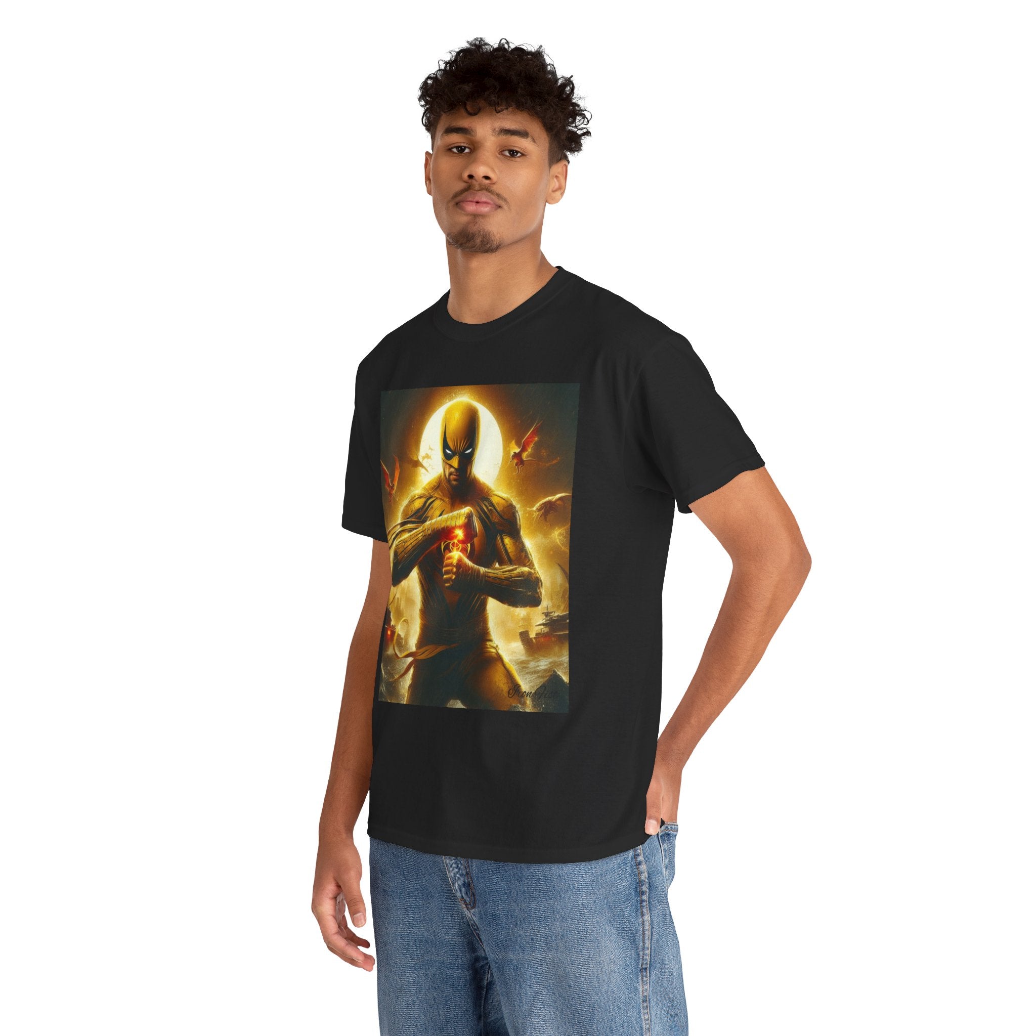 Iron Fist (2) Unisex Tee - Wearable Super Hero Art, Unique Gift, Casual Ware, Birthday Present, Comic Book Apparel