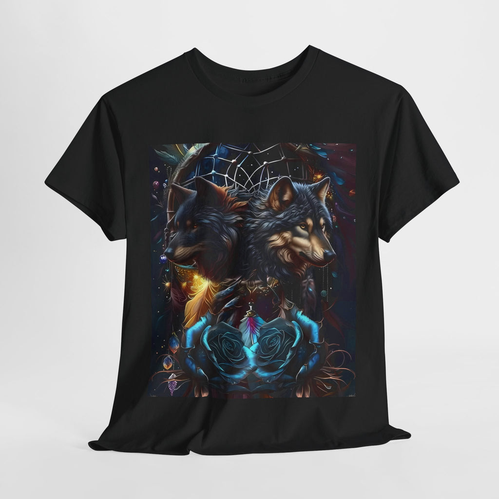 Spirit Wolf Unisex Tee - Wearable Art, Unique Gift, Casual Ware, Birthday Present, SpiritApparel