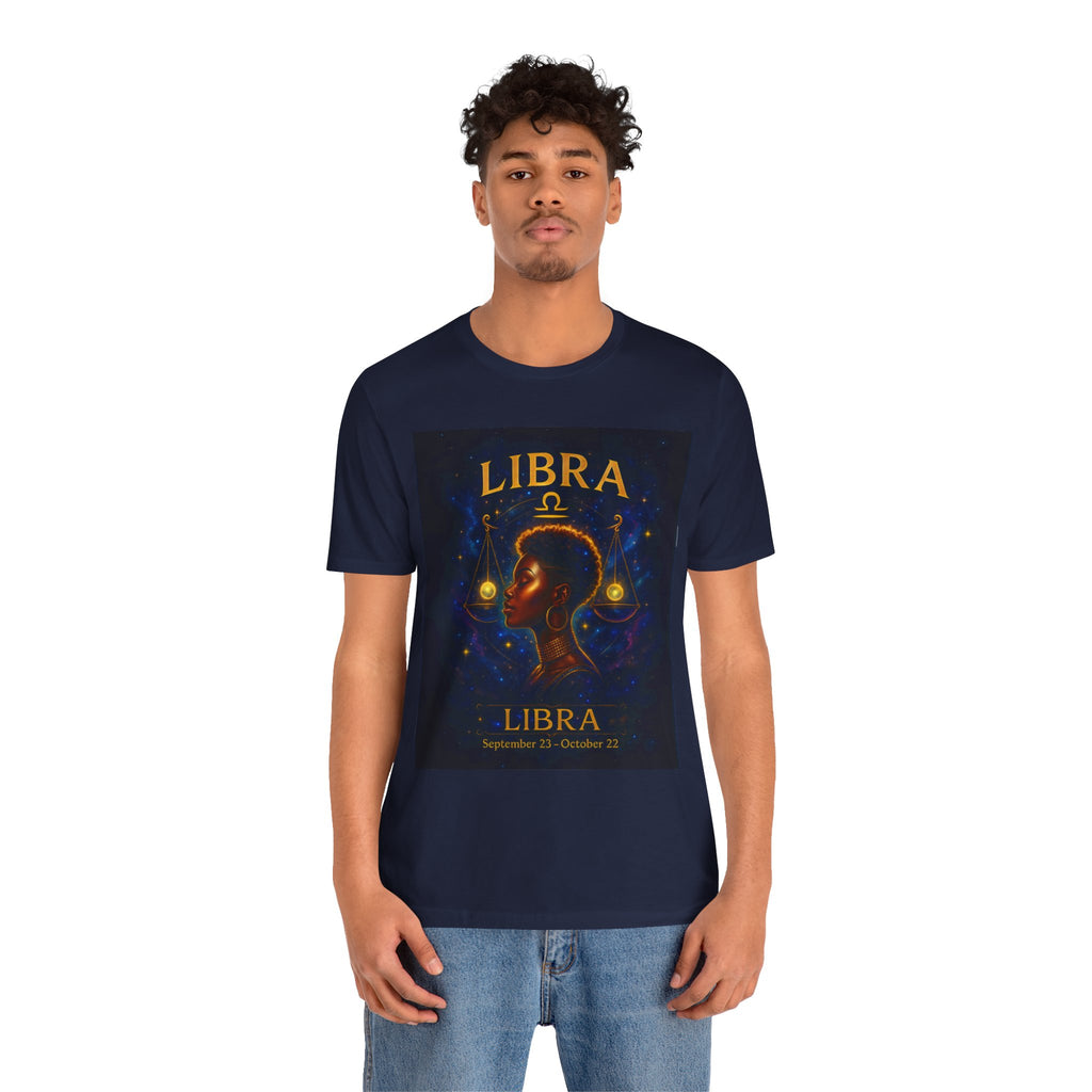 Essence Libra Zodiac T-Shirt - Astrology Short Sleeve Tee, Gift for Astrology Lovers, Horoscope Apparel, Stylish Libra Shirt, Libra Birthday Gift