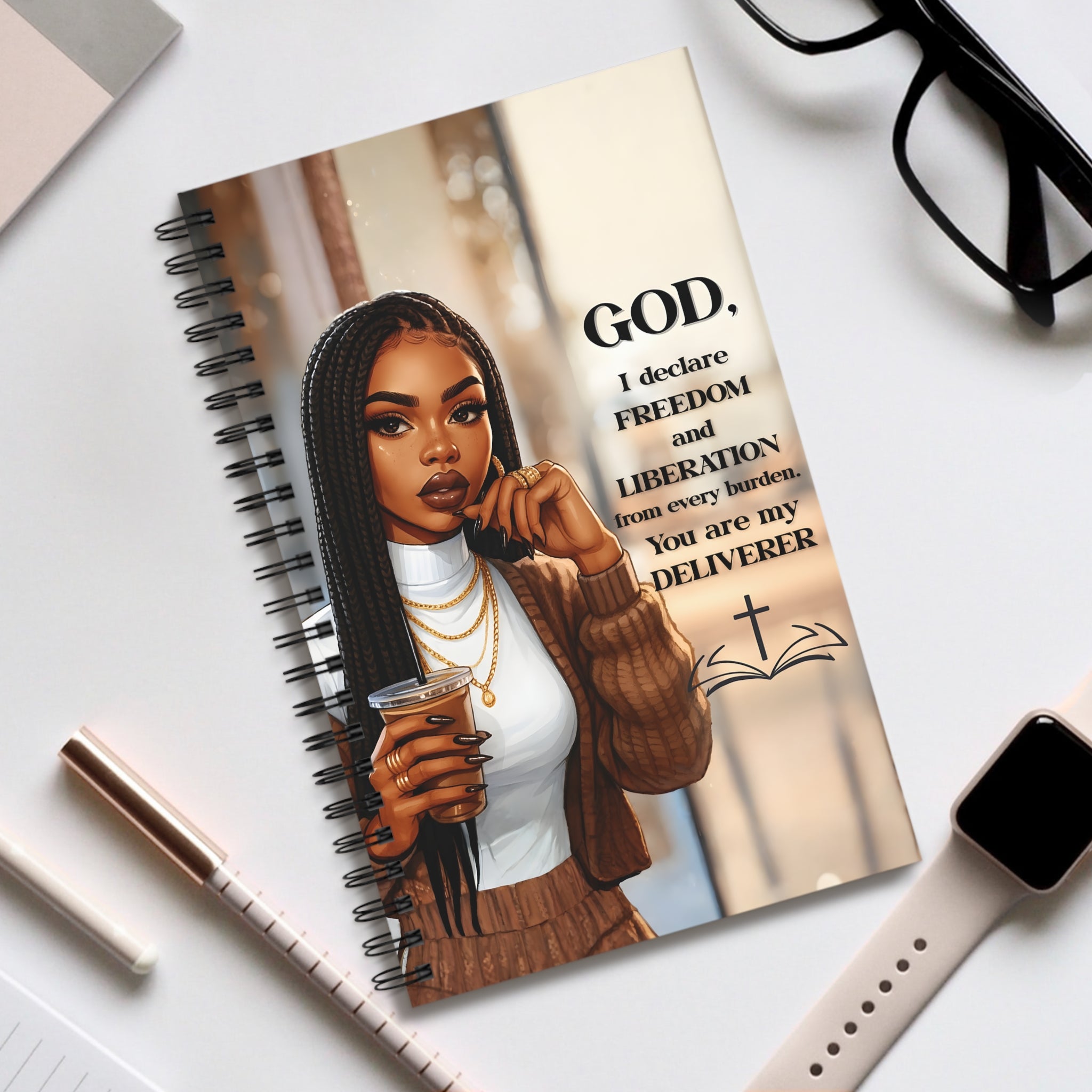 Essence of the Ancestors Inspirational Themed Spiral Journal