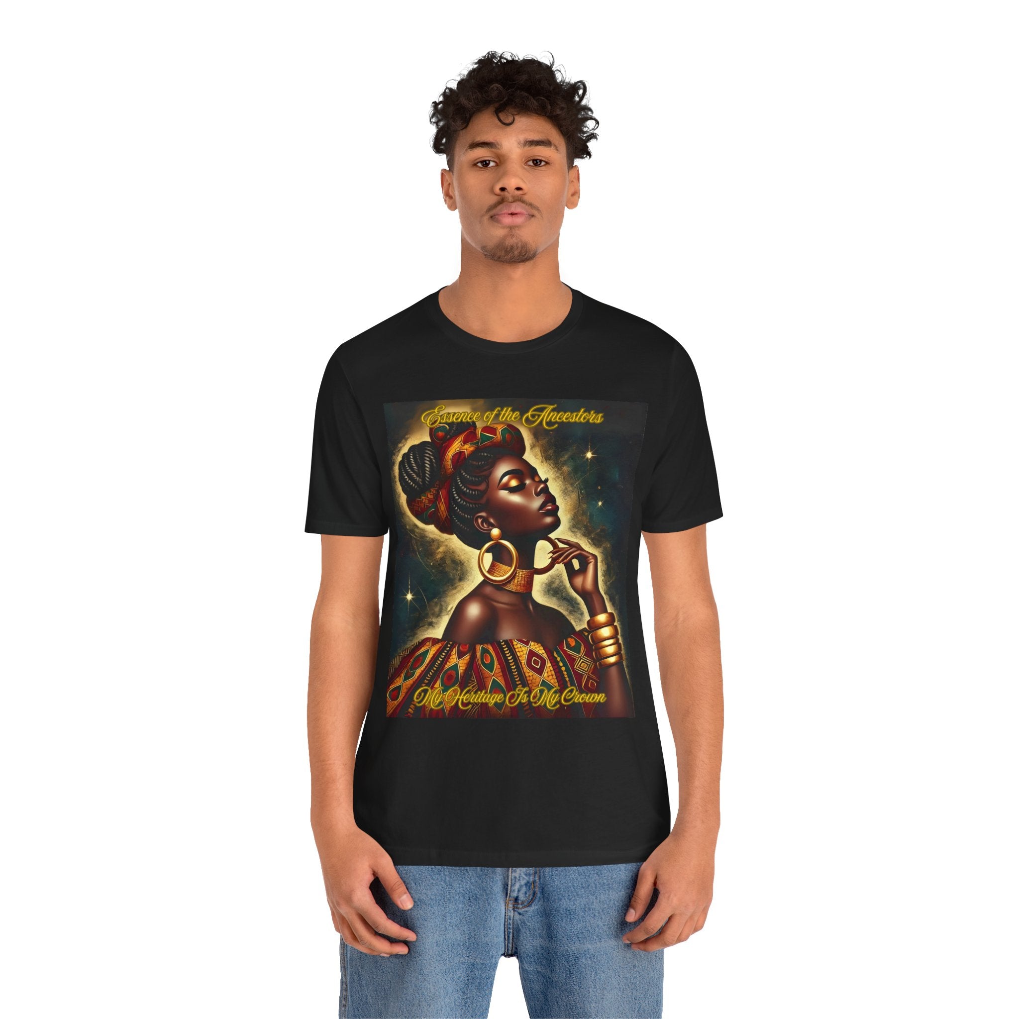 Essence of the Ancestors (My Heritage Is My Crown), Afrocentric Shirt, Gift for Her, Celebration of Heritage, Black History Month, Casual Wear