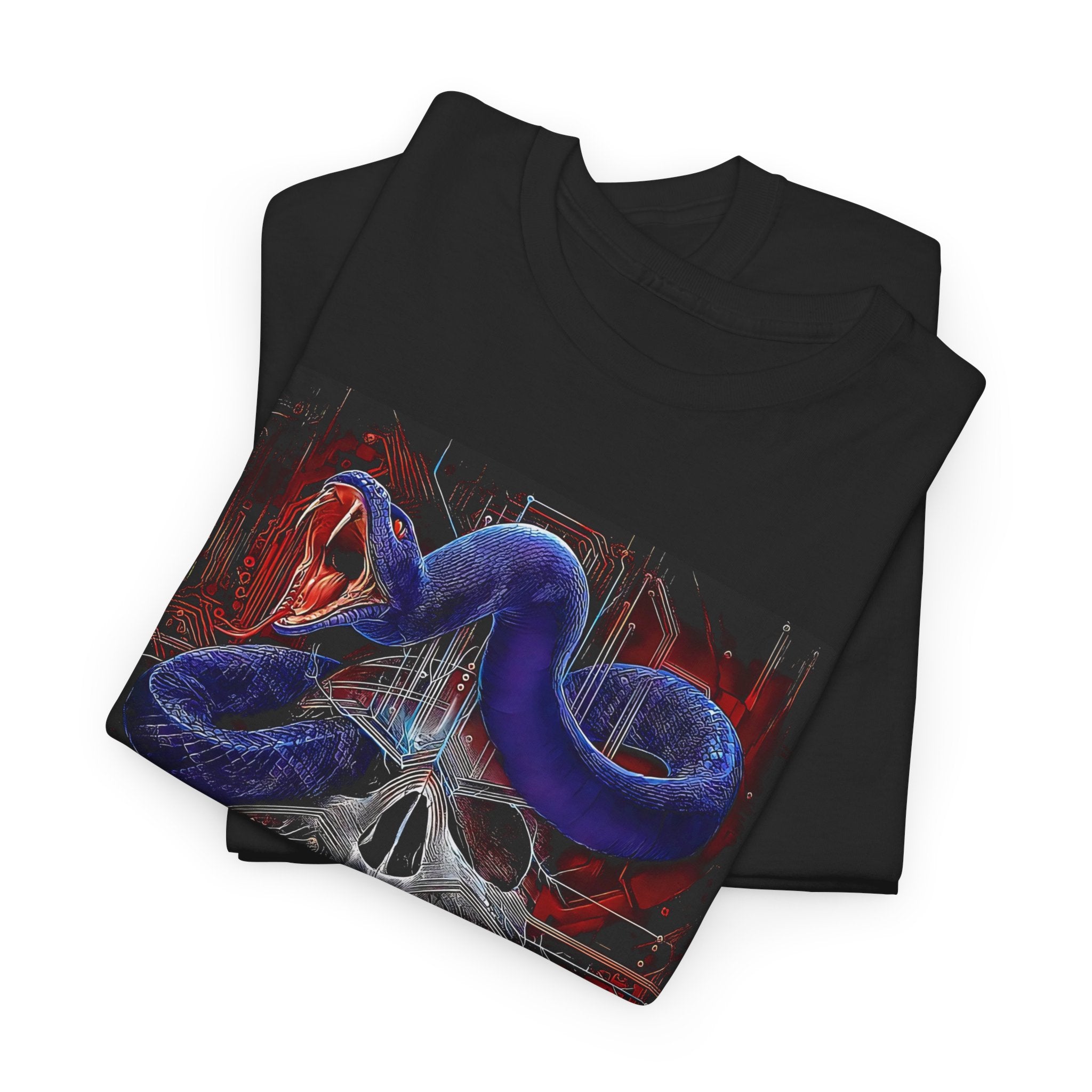 Halloween Nightmares (Dead Circuit Snake) Unisex Tee - Wearable Art, Unique Gift, Casual Ware, Birthday Present, Halloween Apparel