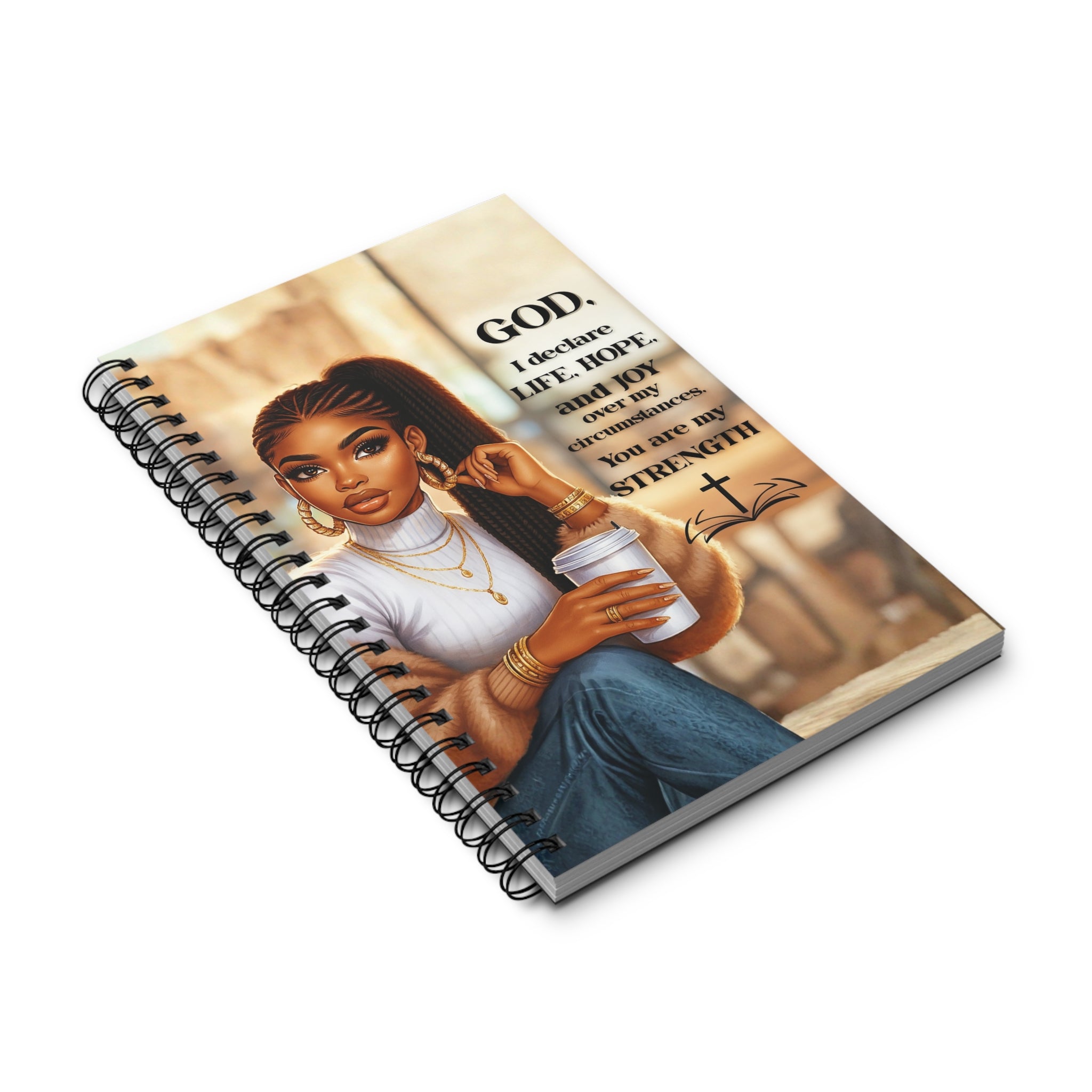 Essence of the Ancestors Inspirational Themed Spiral Journal