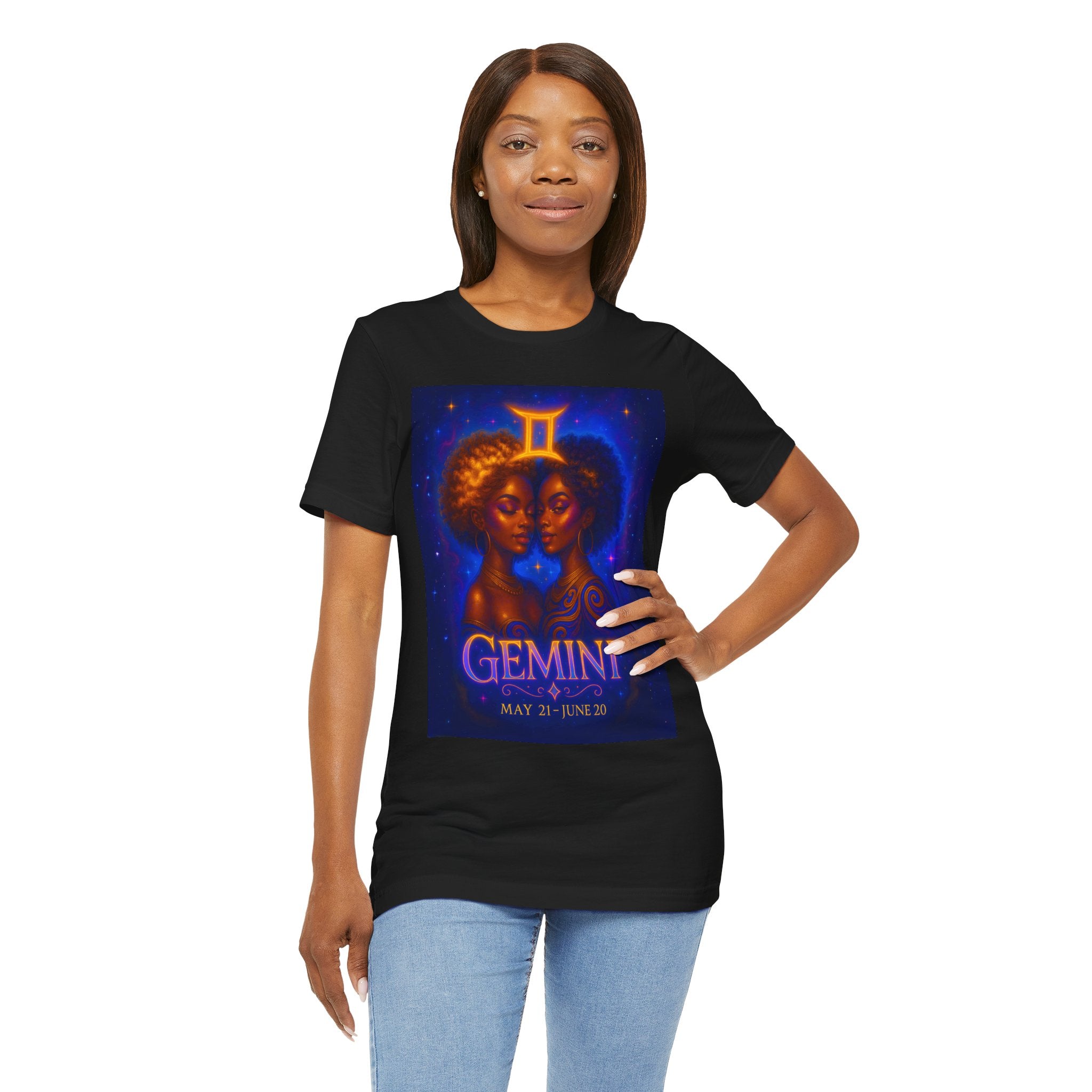 Essence Gemini Zodiac Summer Tee, Astrology T-Shirt, Horoscope Shirt, Gemini Gift, Birthday Apparel, Unisex Astrology Tee
