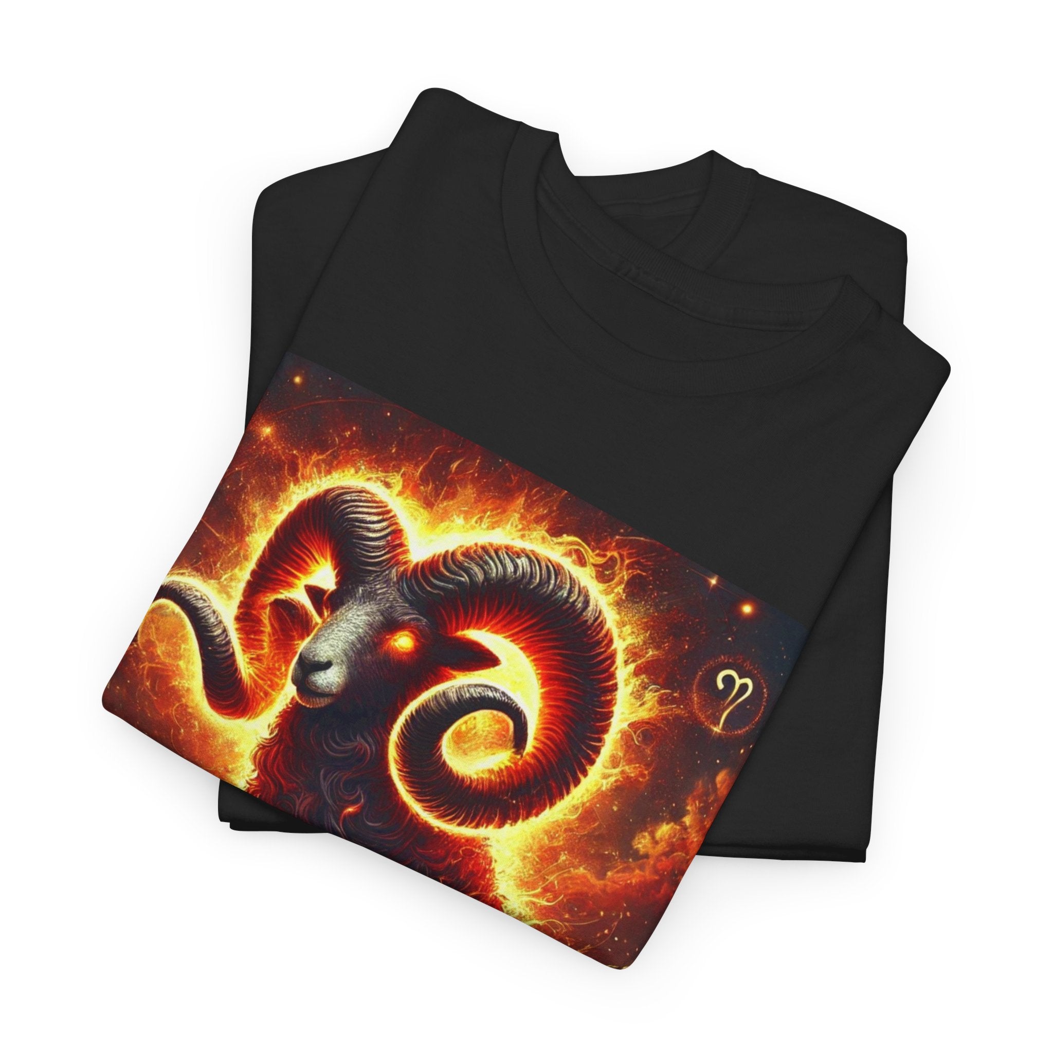 Aries Zodiac Unisex Tee - Wearable Art, Unique Gift, Casual Ware, Birthday Present, Zodiac Apparel