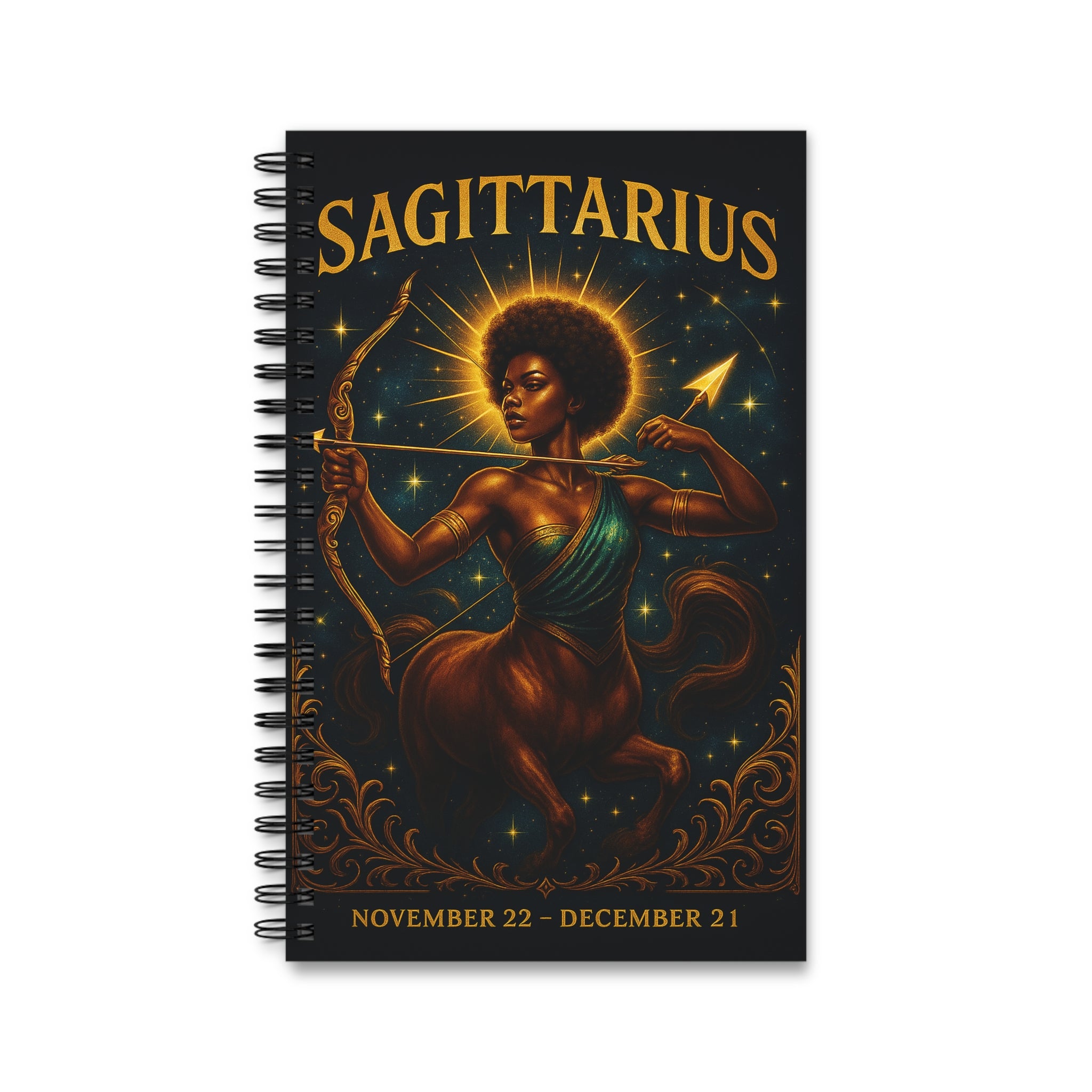 Essence of the Ancestors Zodiac Themed Spiral Journal