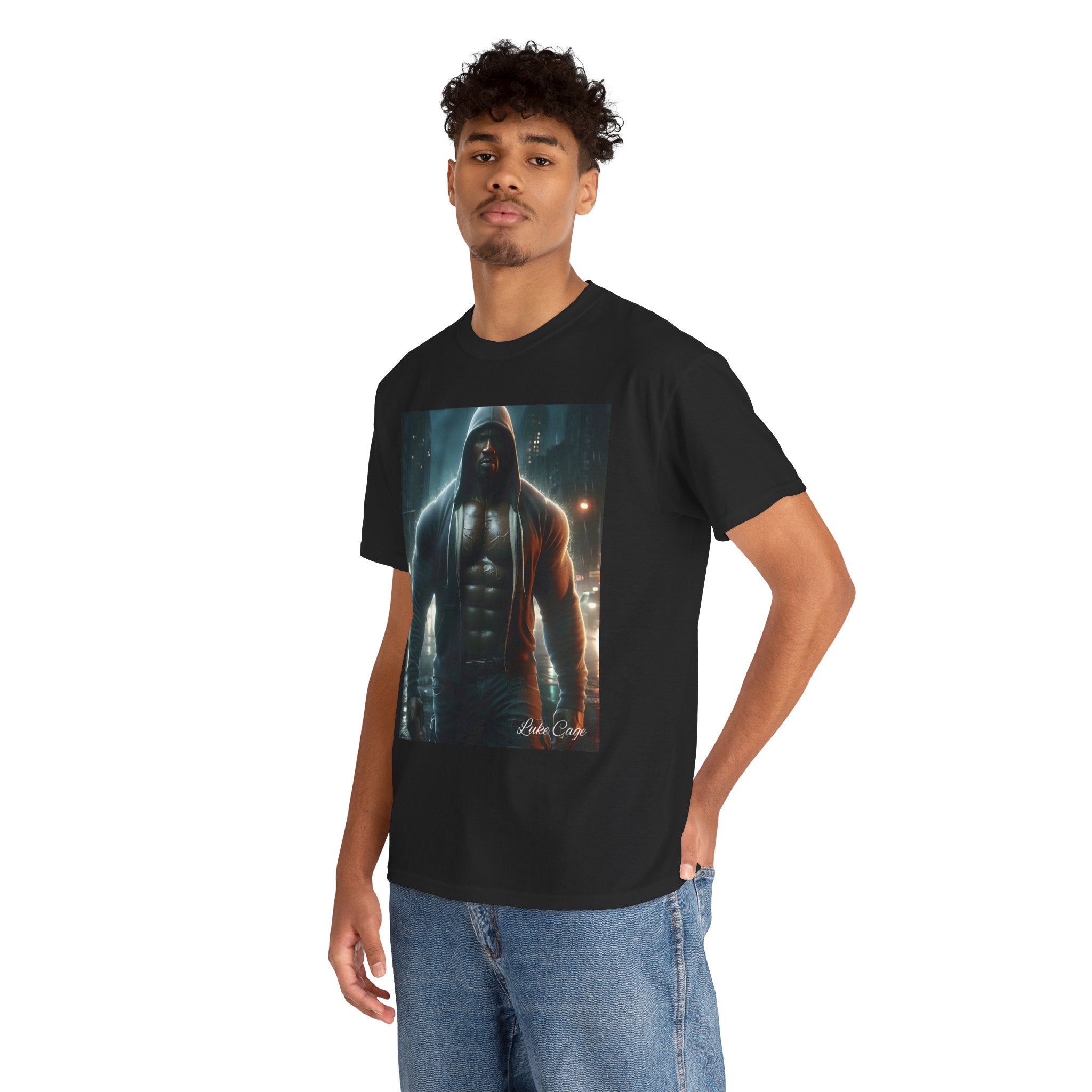 Luke Cage (3)Unisex Tee - Wearable Super Hero Art, Unique Gift, Casual Ware, Birthday Present, Comic Book Apparel