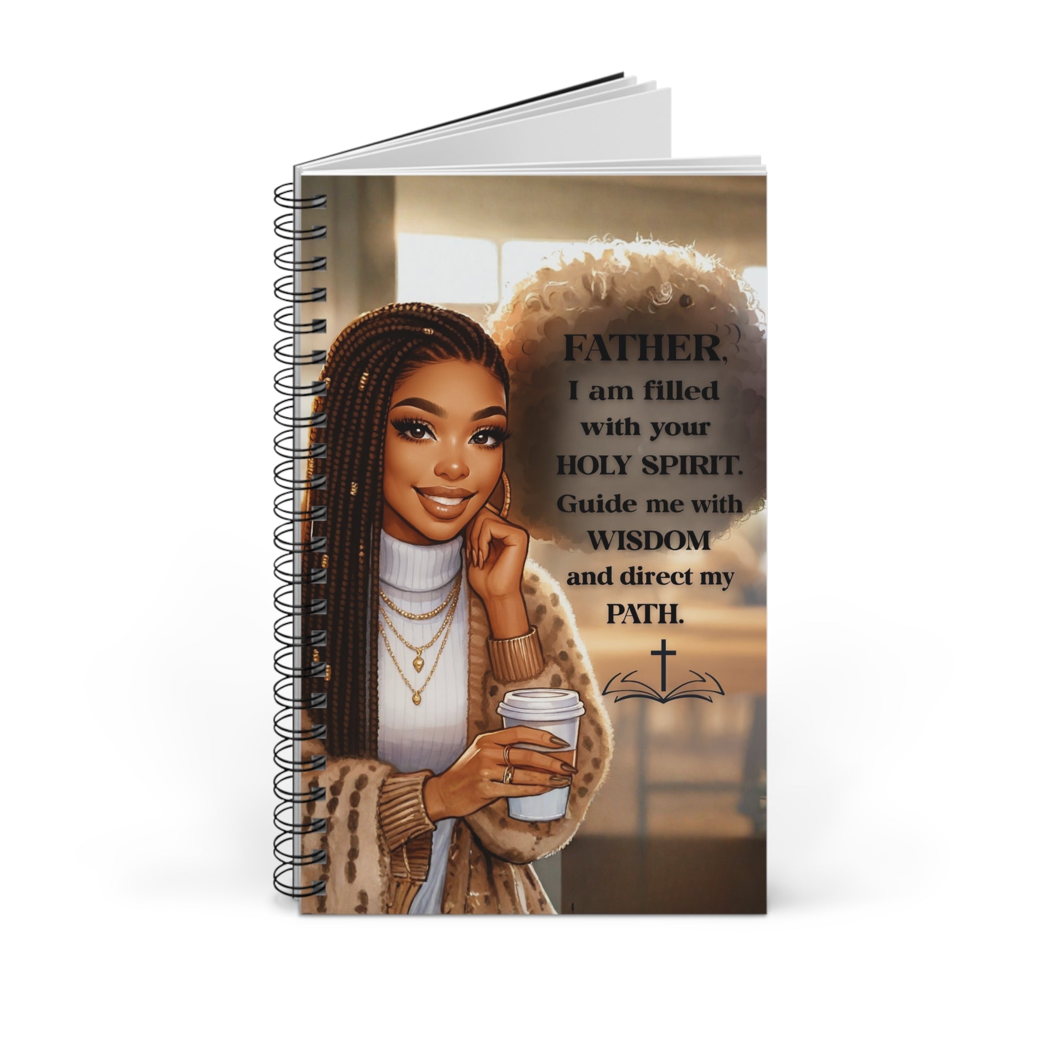 Essence of the Ancestors Inspirational Themed Spiral Journal