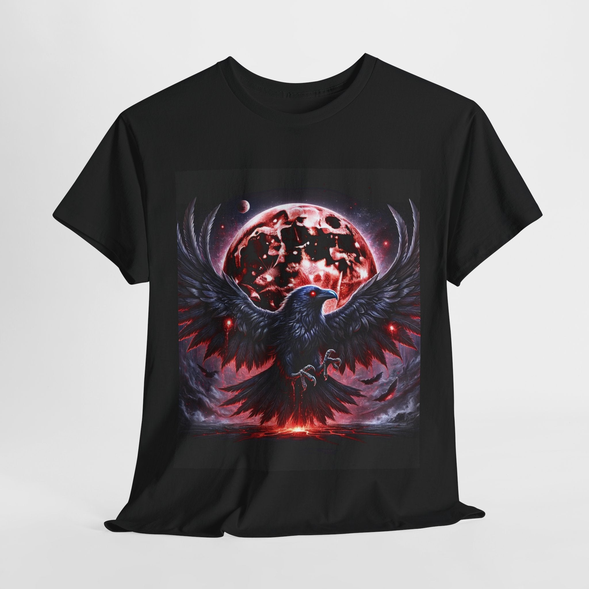 Halloween Nightmares (Blood Crow) Unisex Tee - Wearable Art, Unique Gift, Casual Ware, Birthday Present, Halloween Apparel