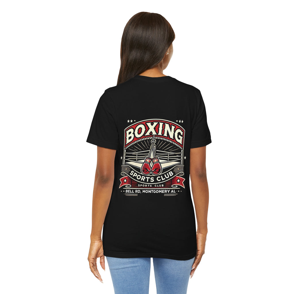 Essence Unisex Boxing Graphic Tee - Respect All Fear None, Workout Shirt, Sporty Gift, Fitness Top, Motivational Apparel