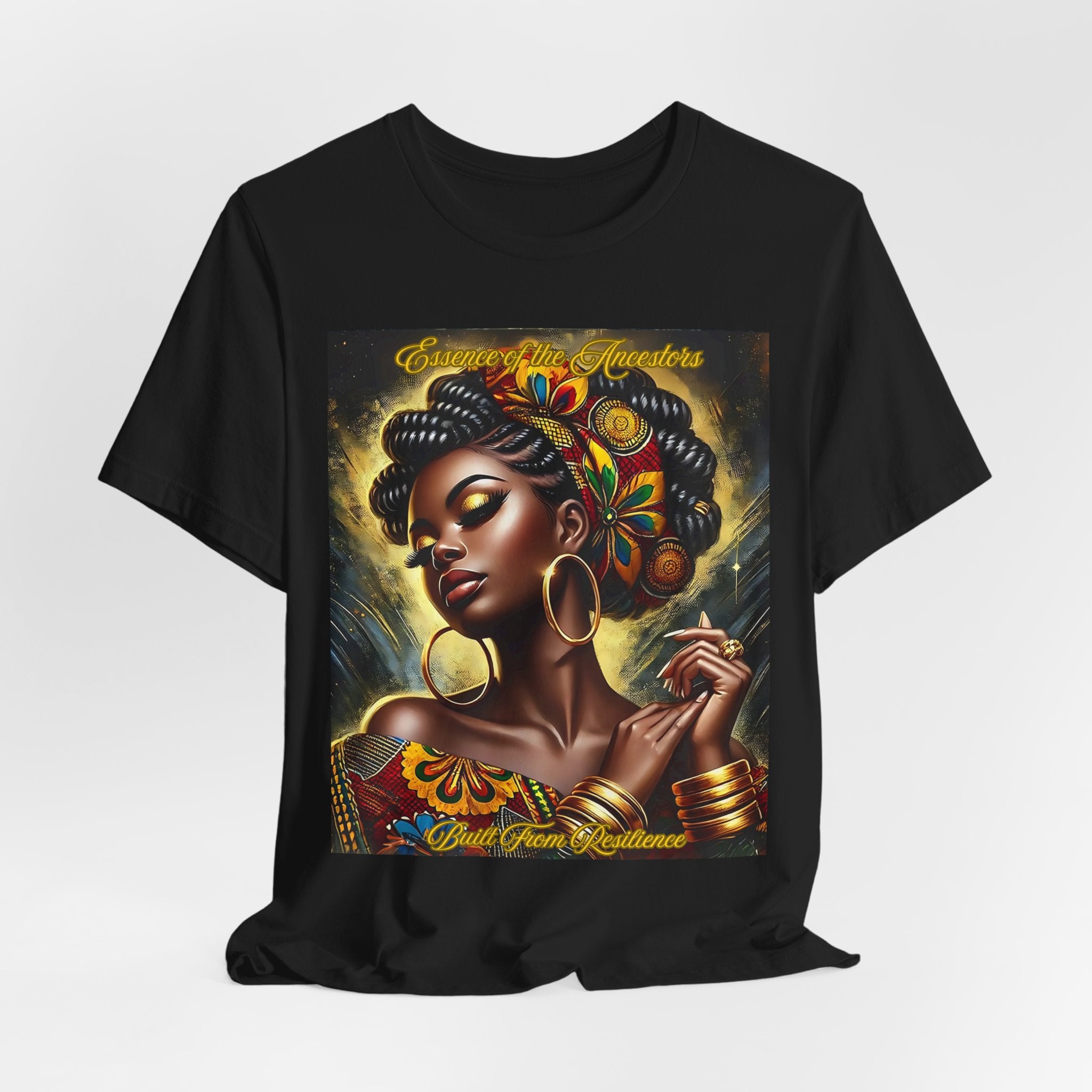 Essence of the Ancestors (Built From Resilience), Afrocentric Shirt, Gift for Her, Celebration of Heritage, Black History Month, Casual Wear