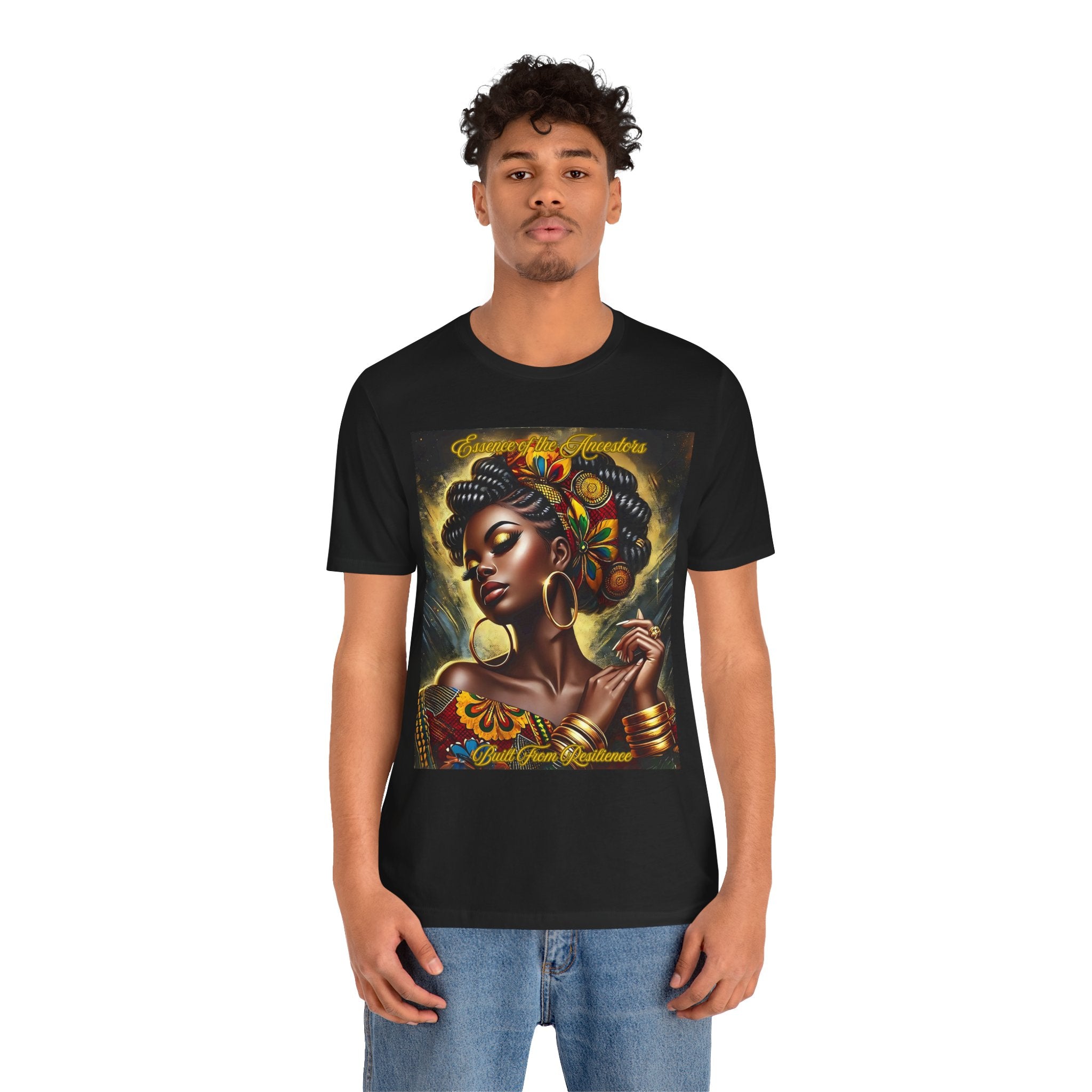 Essence of the Ancestors (Built From Resilience), Afrocentric Shirt, Gift for Her, Celebration of Heritage, Black History Month, Casual Wear