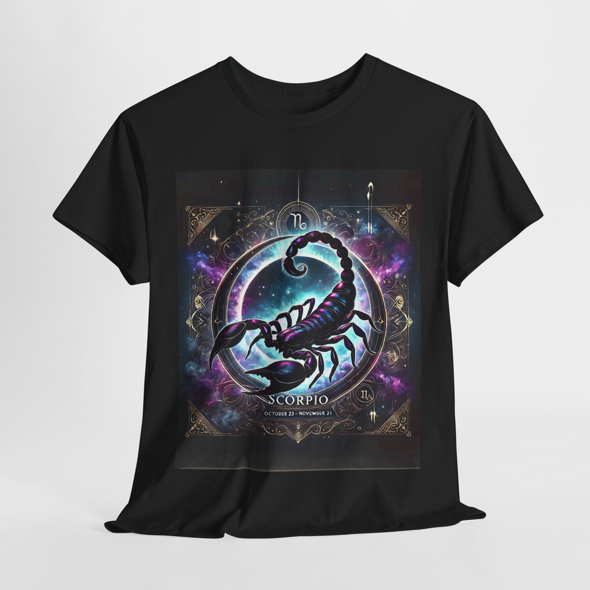 Scorpio Zodiac (2) Unisex Tee - Wearable Art, Unique Gift, Casual Ware, Birthday Present, Zodiac Apparel