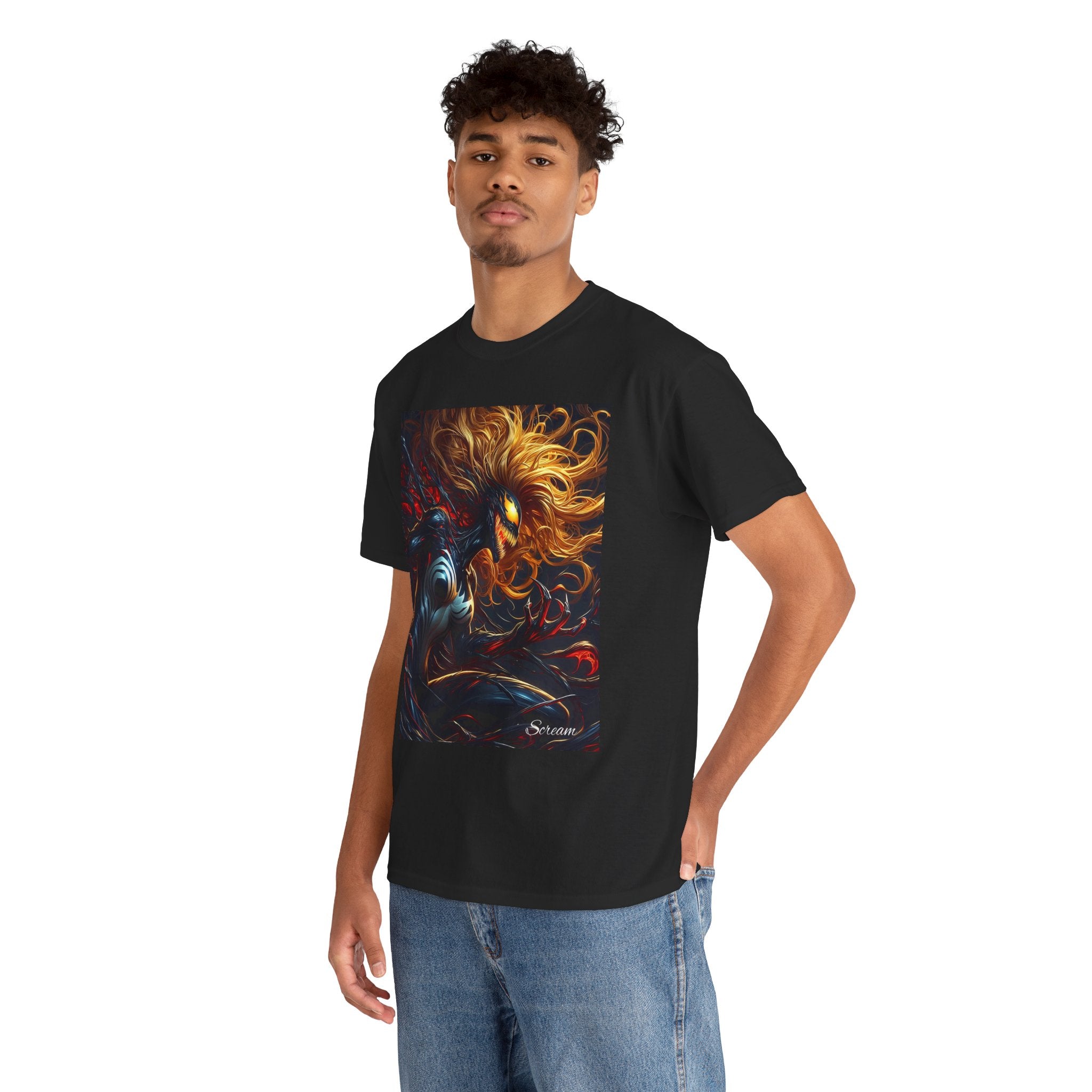 Scream (2) Unisex Tee - Wearable Super Hero Art, Unique Gift, Casual Ware, Birthday Present, Comic Book Apparel