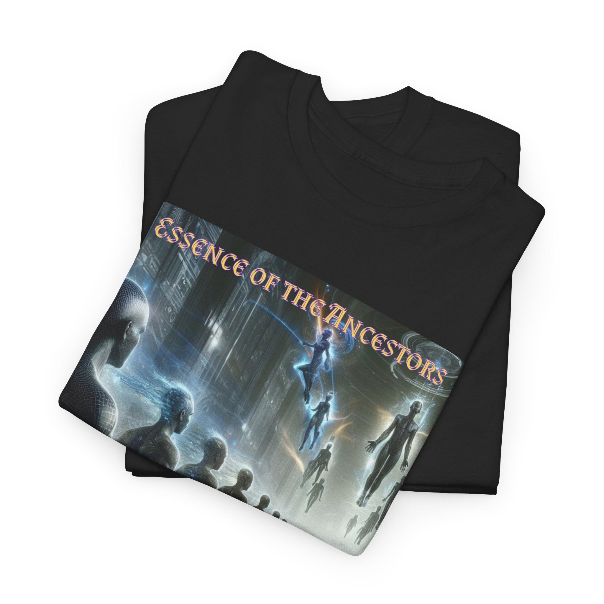 Essence of the Ancestors (Ascension of the Digital Soul) Unisex Tee - Wearable Afrocentric Art, Unique Gift, Casual Ware, Birthday Present, Celebration Apparel