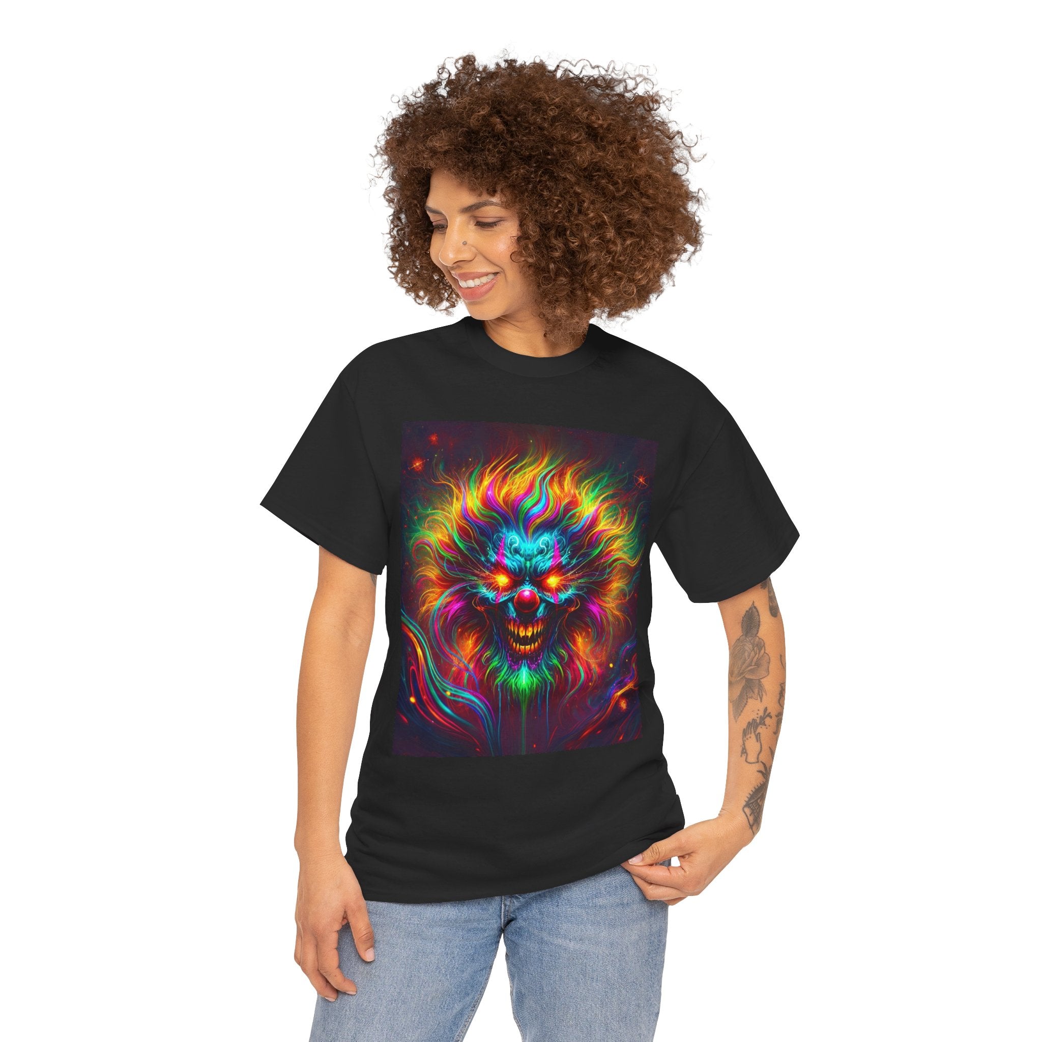 Halloween Nightmares (Sadistic Clown)Unisex Tee - Wearable Art, Unique Gift, Casual Ware, Birthday Present, Halloween Apparel