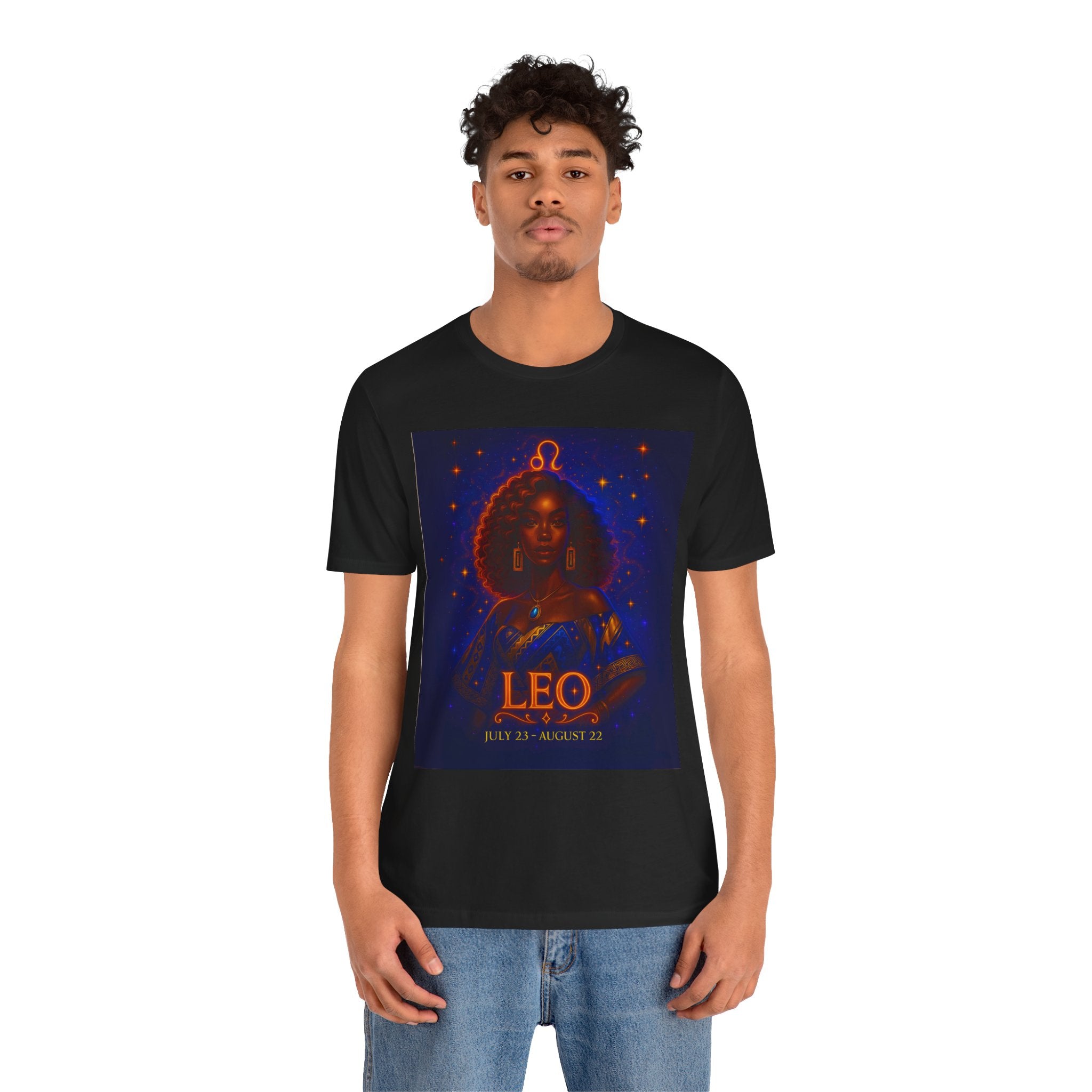 Essence Astrology Leo Tee, Zodiac Sign Shirt, Horoscope T-Shirt, Personalized Gift for Leo, Birthday Gift for Astrologers, Celestial Astrology Tee
