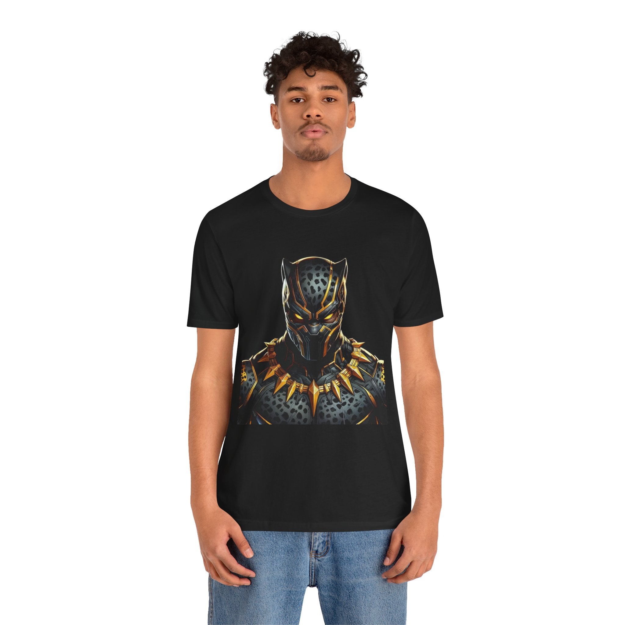 Essence Black Panther Graphic Tee, Superhero Shirt, Unisex T-shirt, Comic Book Gift, Marvel Fan Apparel, Cool Casual Wear