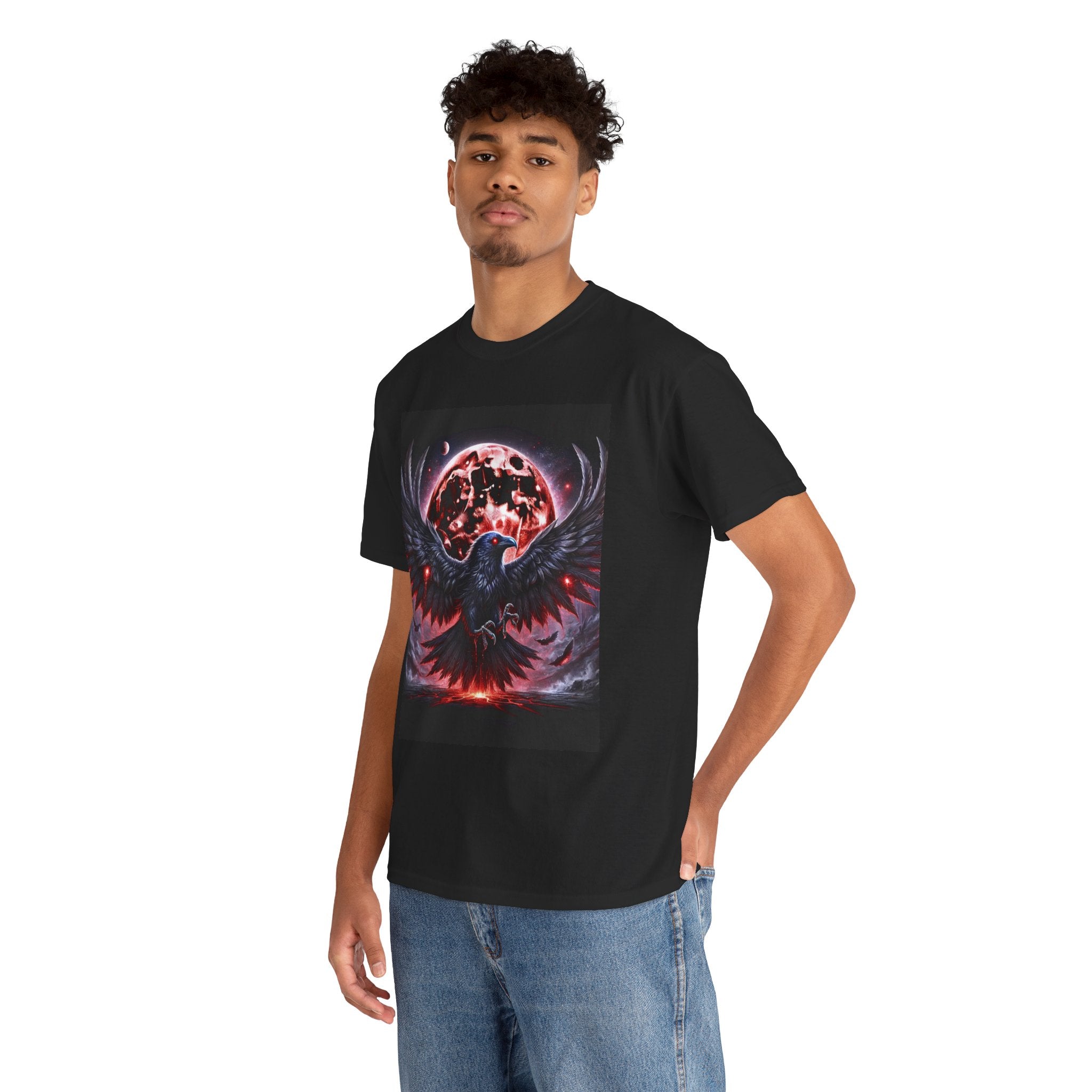 Halloween Nightmares (Blood Crow) Unisex Tee - Wearable Art, Unique Gift, Casual Ware, Birthday Present, Halloween Apparel