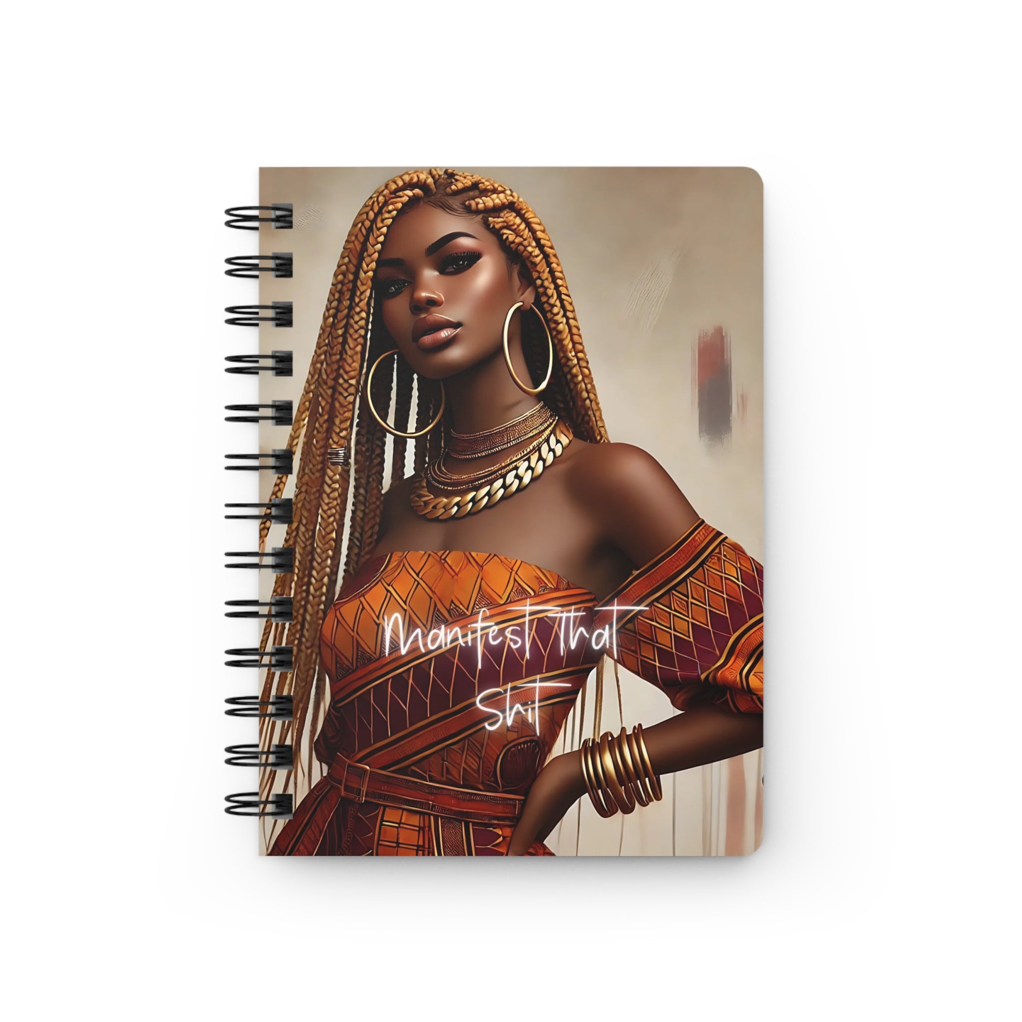 Essence Manifest That Shit Spiral Bound Journal, Motivational Notebook, Dream Journal, Gift for Creatives, Self-Care Planner, Unique Stationery
