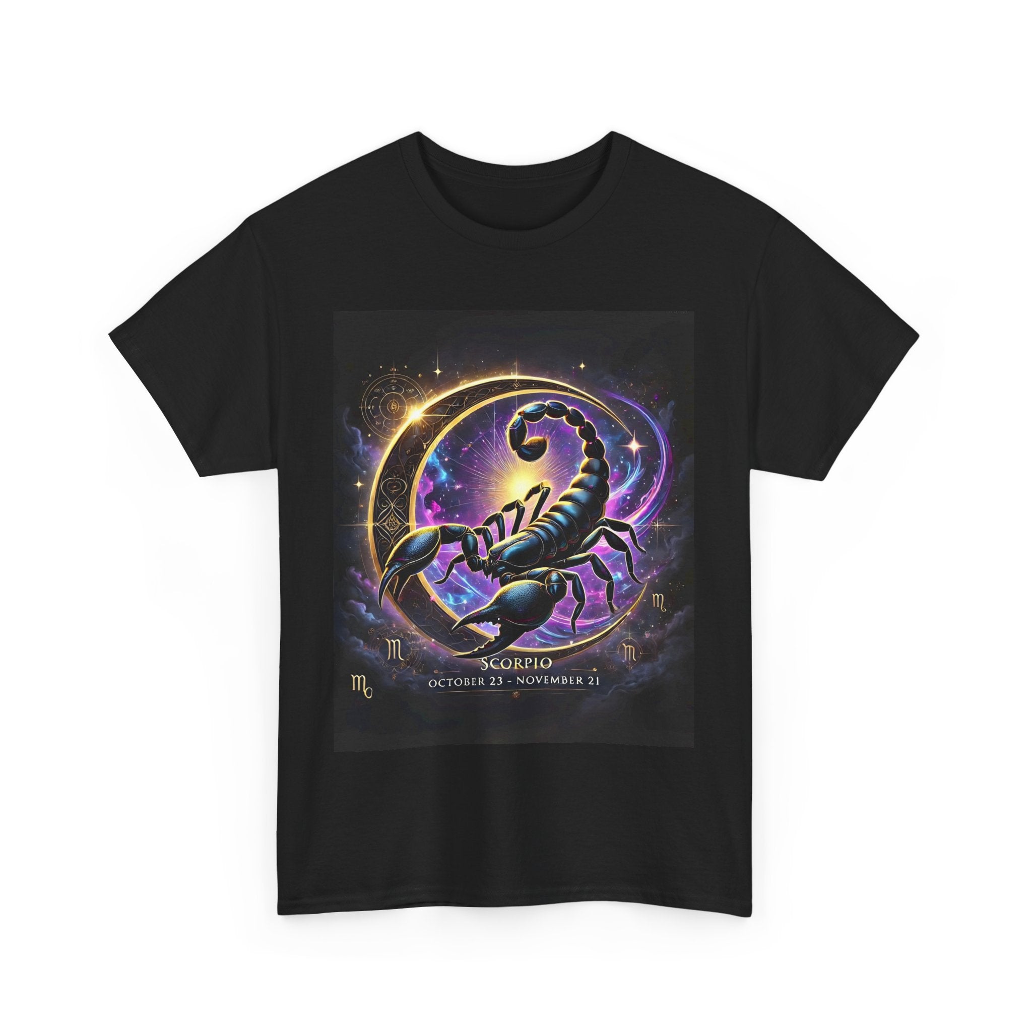 Scorpio Zodiac Unisex Tee - Wearable Art, Unique Gift, Casual Ware, Birthday Present, Zodiac Apparel