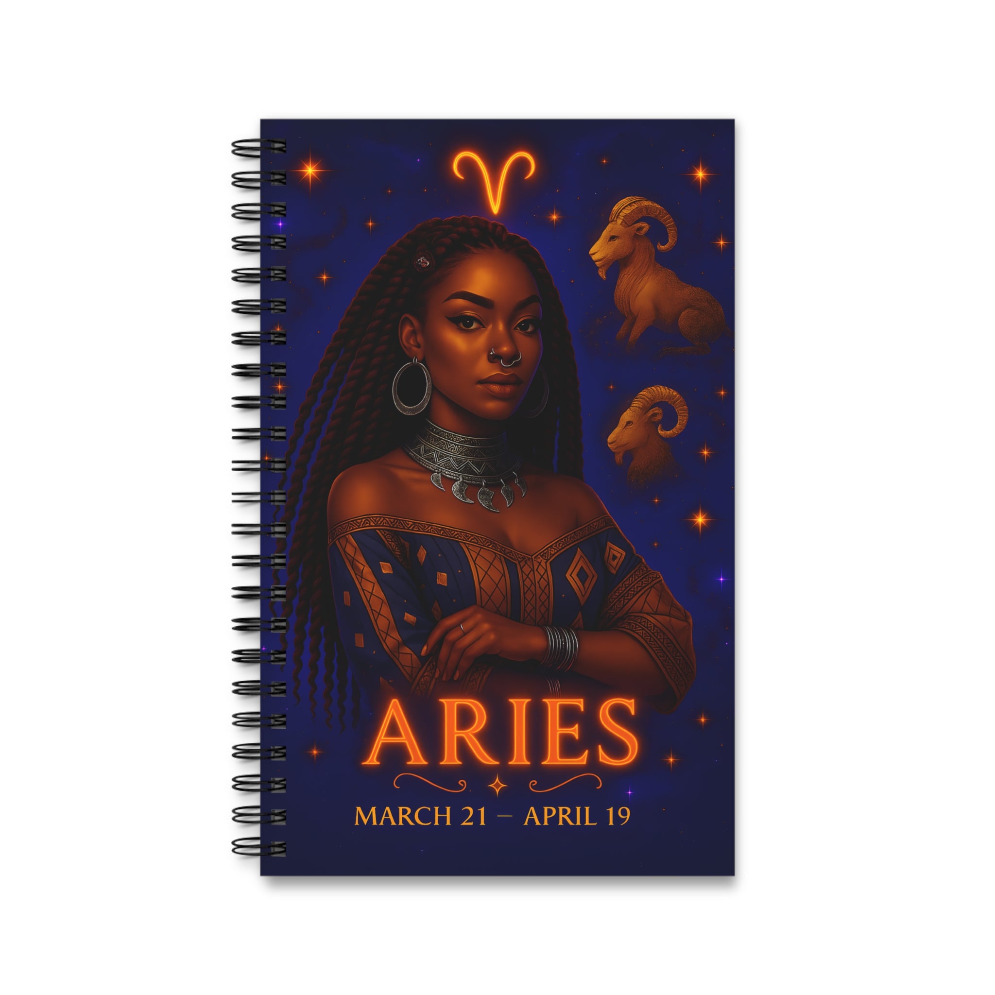 Essence of the Ancestors Zodiac Themed Spiral Journal