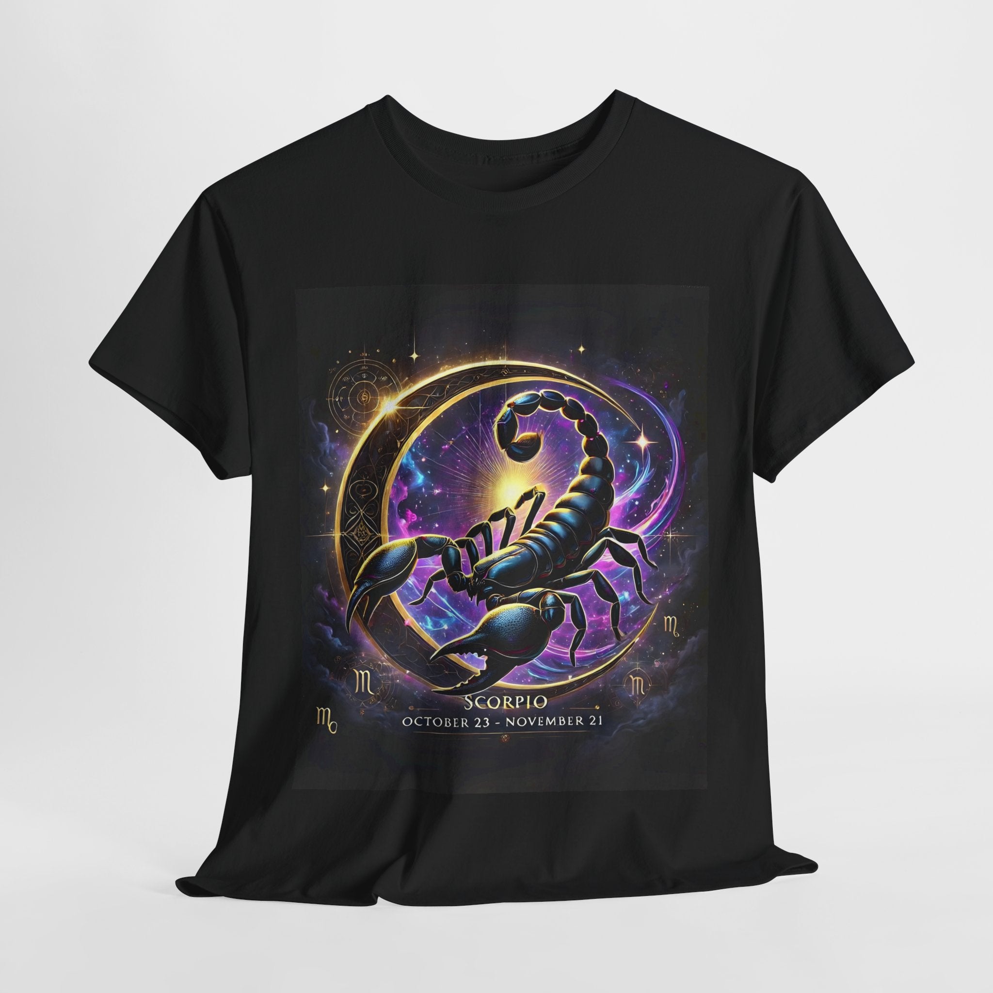 Scorpio Zodiac Unisex Tee - Wearable Art, Unique Gift, Casual Ware, Birthday Present, Zodiac Apparel