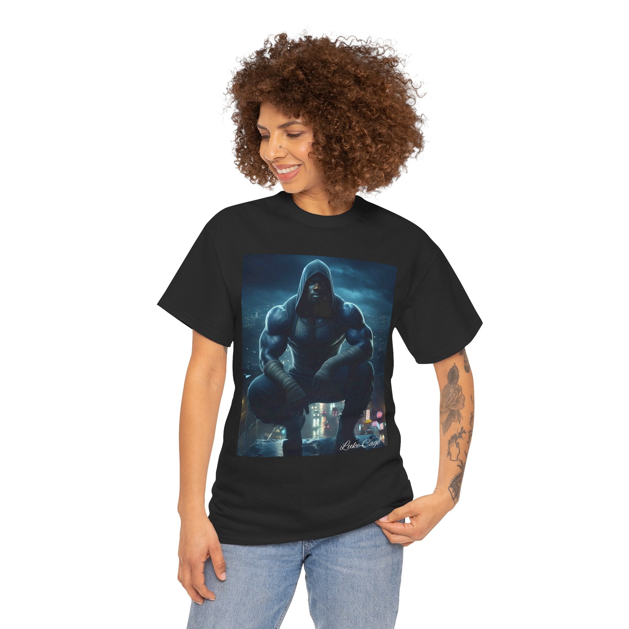 Luke Cage Unisex Tee - Wearable Super Hero Art, Unique Gift, Casual Ware, Birthday Present, Comic Book Apparel