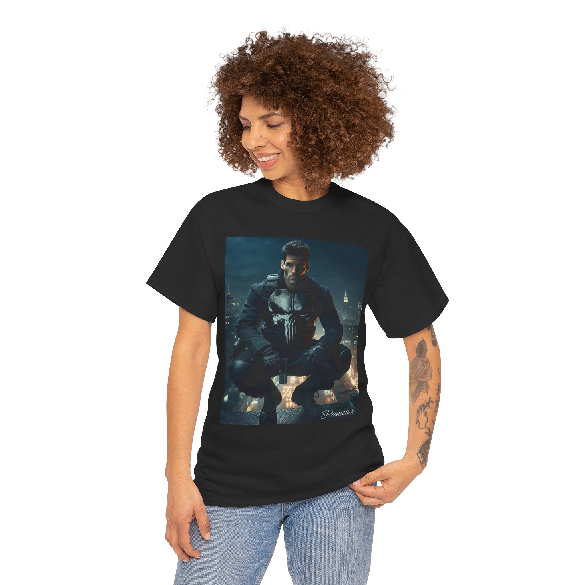 Punisher Unisex Tee - Wearable Super Hero Art, Unique Gift, Casual Ware, Birthday Present, Comic Book Apparel