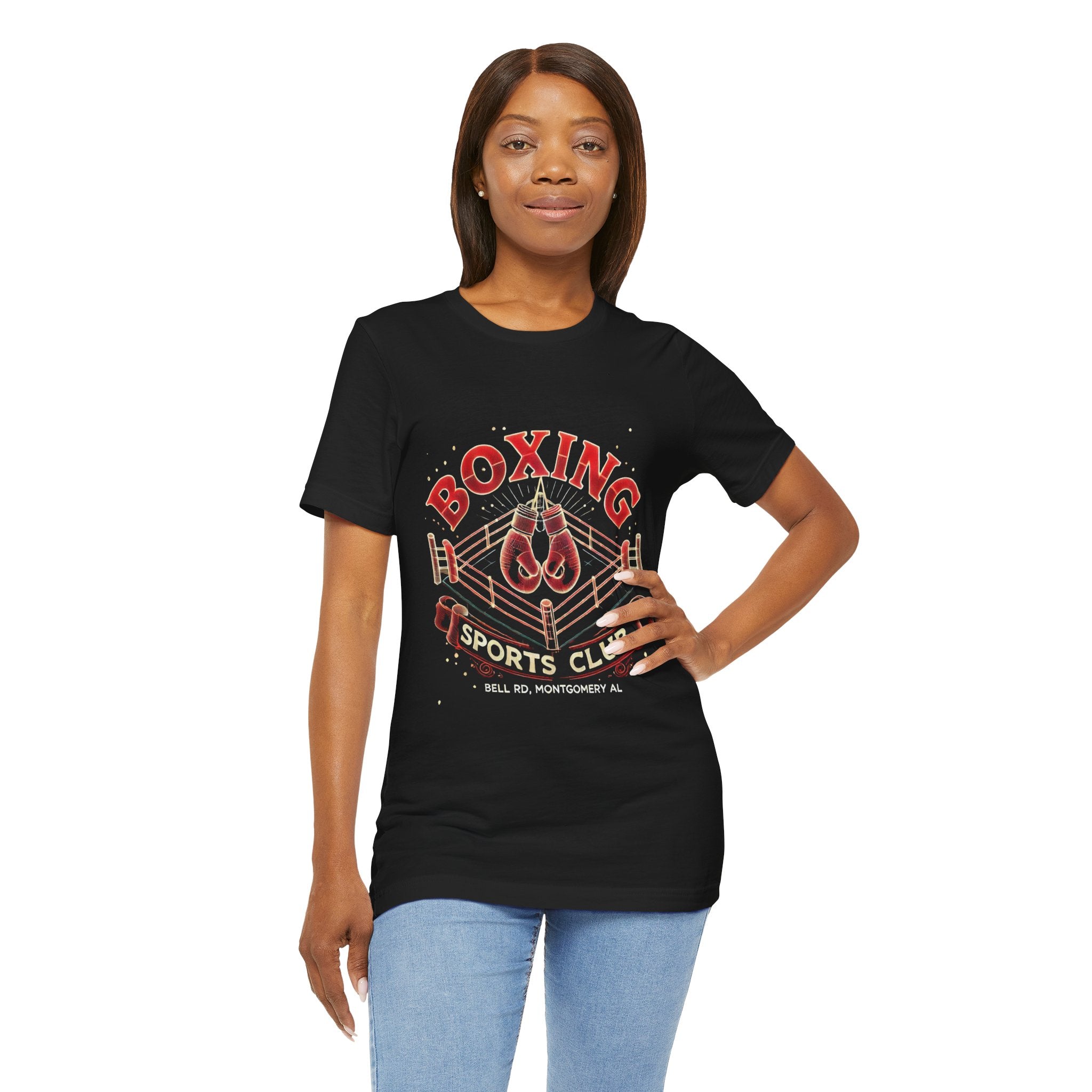 Essence Boxing Sports Club Tee - Unisex Jersey Short Sleeve, Perfect for Sports Fans, Boxing Lovers, Event Apparel, Gym Wear, Gift for Athletes