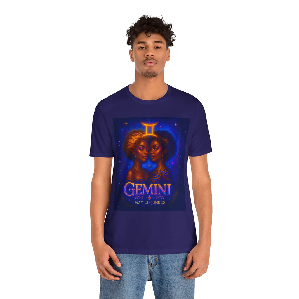 Essence Gemini Zodiac Summer Tee, Astrology T-Shirt, Horoscope Shirt, Gemini Gift, Birthday Apparel, Unisex Astrology Tee