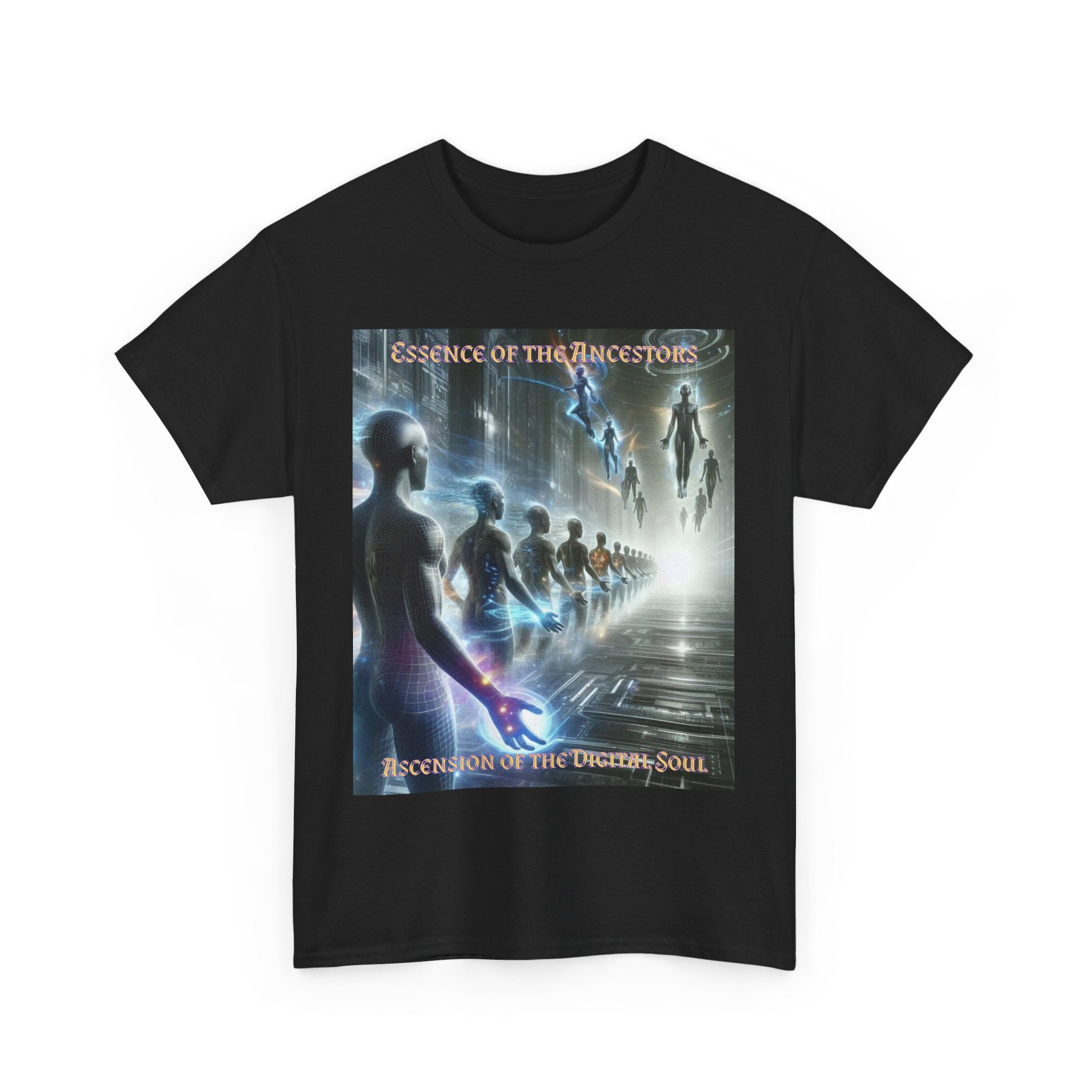 Essence of the Ancestors (Ascension of the Digital Soul) Unisex Tee - Wearable Afrocentric Art, Unique Gift, Casual Ware, Birthday Present, Celebration Apparel