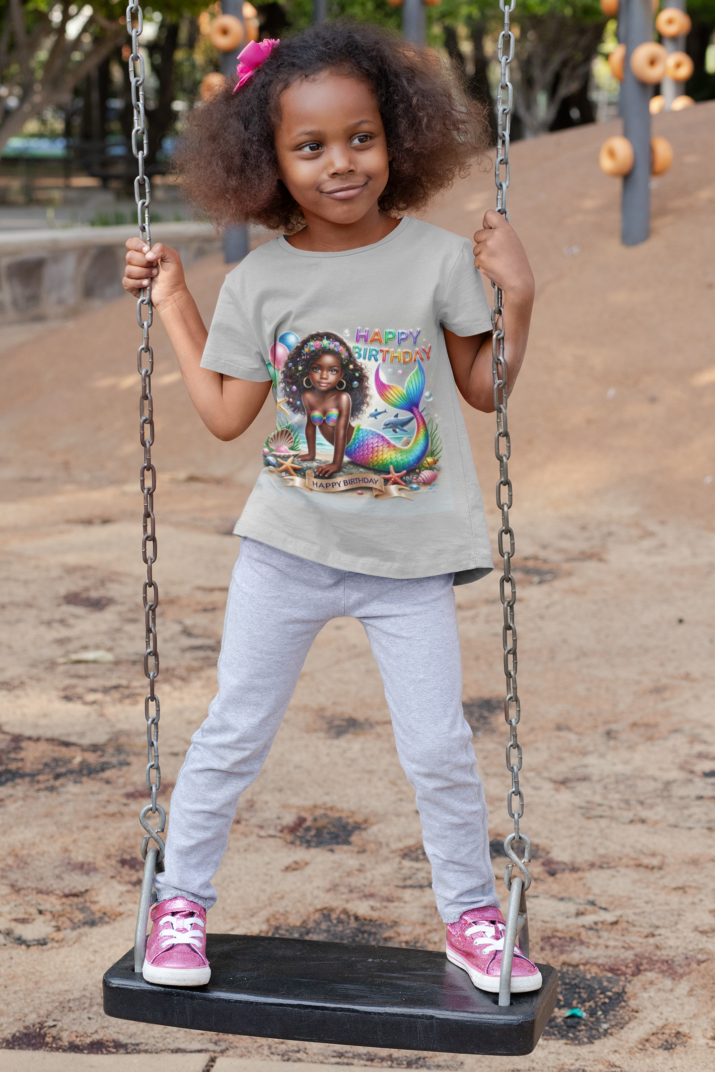 Essence (Mermaid Birthday Girl) Toddler Short Sleeve T-Shirts