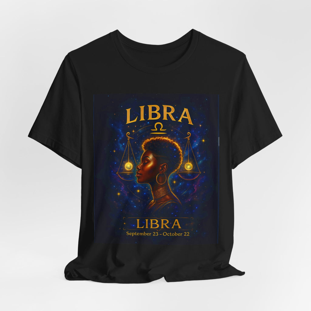 Essence Libra Zodiac T-Shirt - Astrology Short Sleeve Tee, Gift for Astrology Lovers, Horoscope Apparel, Stylish Libra Shirt, Libra Birthday Gift