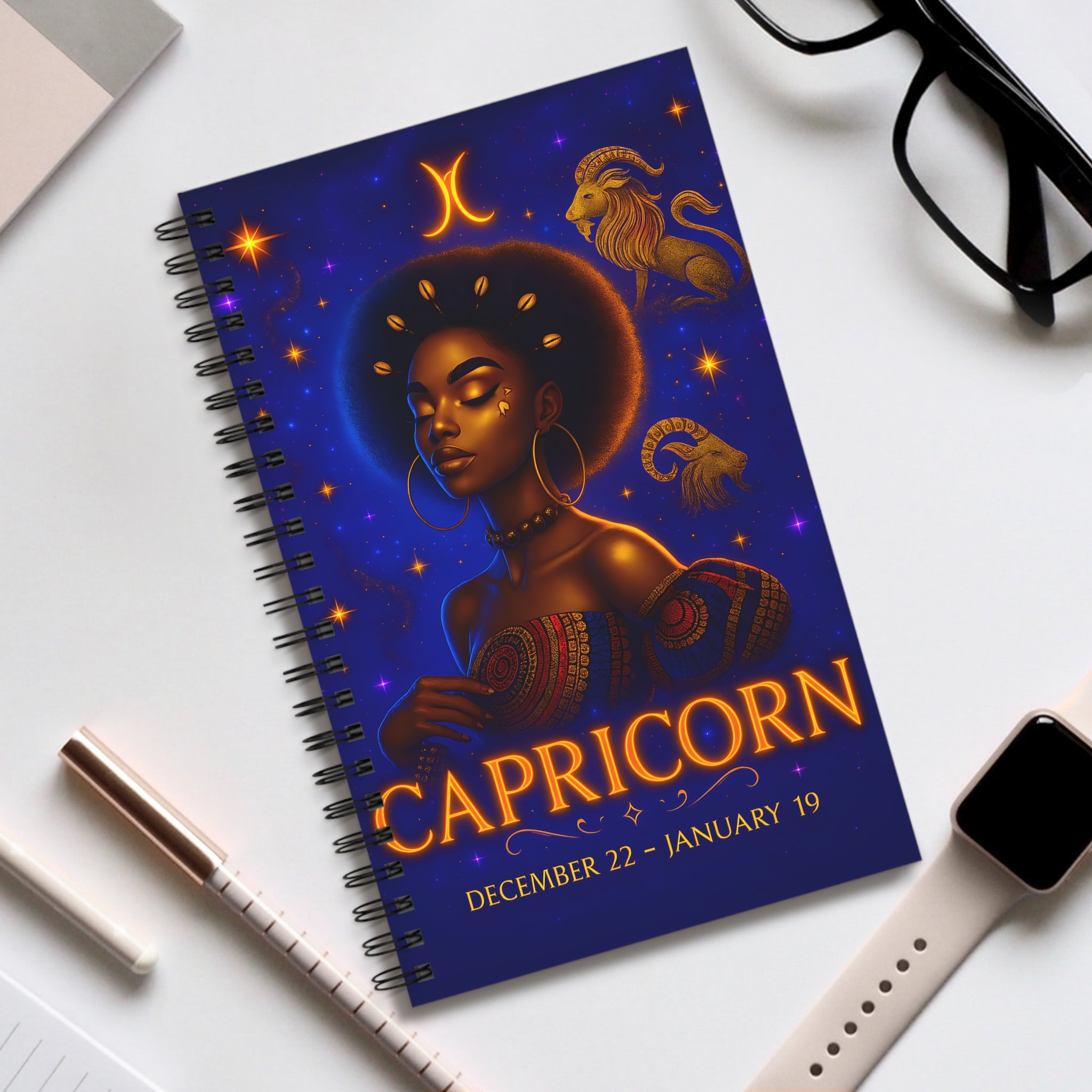 Essence of the Ancestors Zodiac Themed Spiral Journal