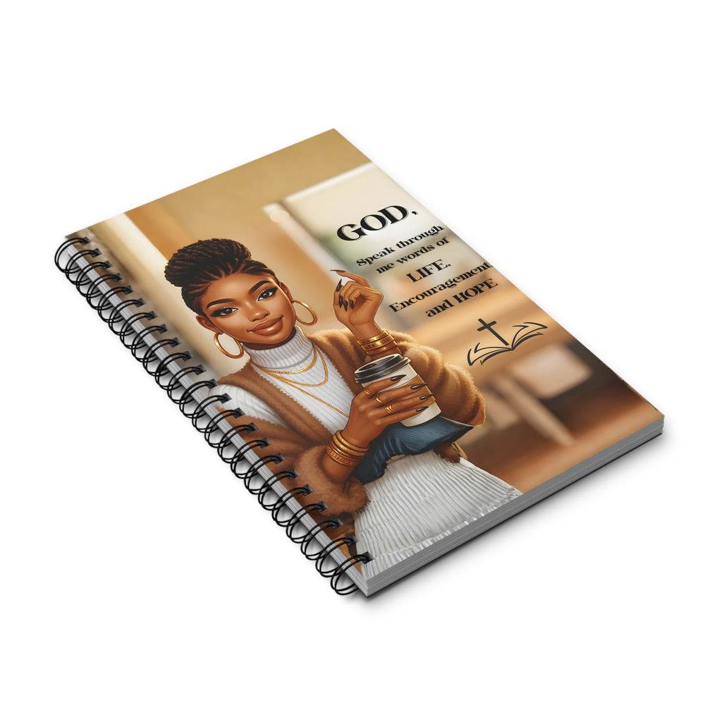 Essence of the Ancestors Inspirational Themed Spiral Journal