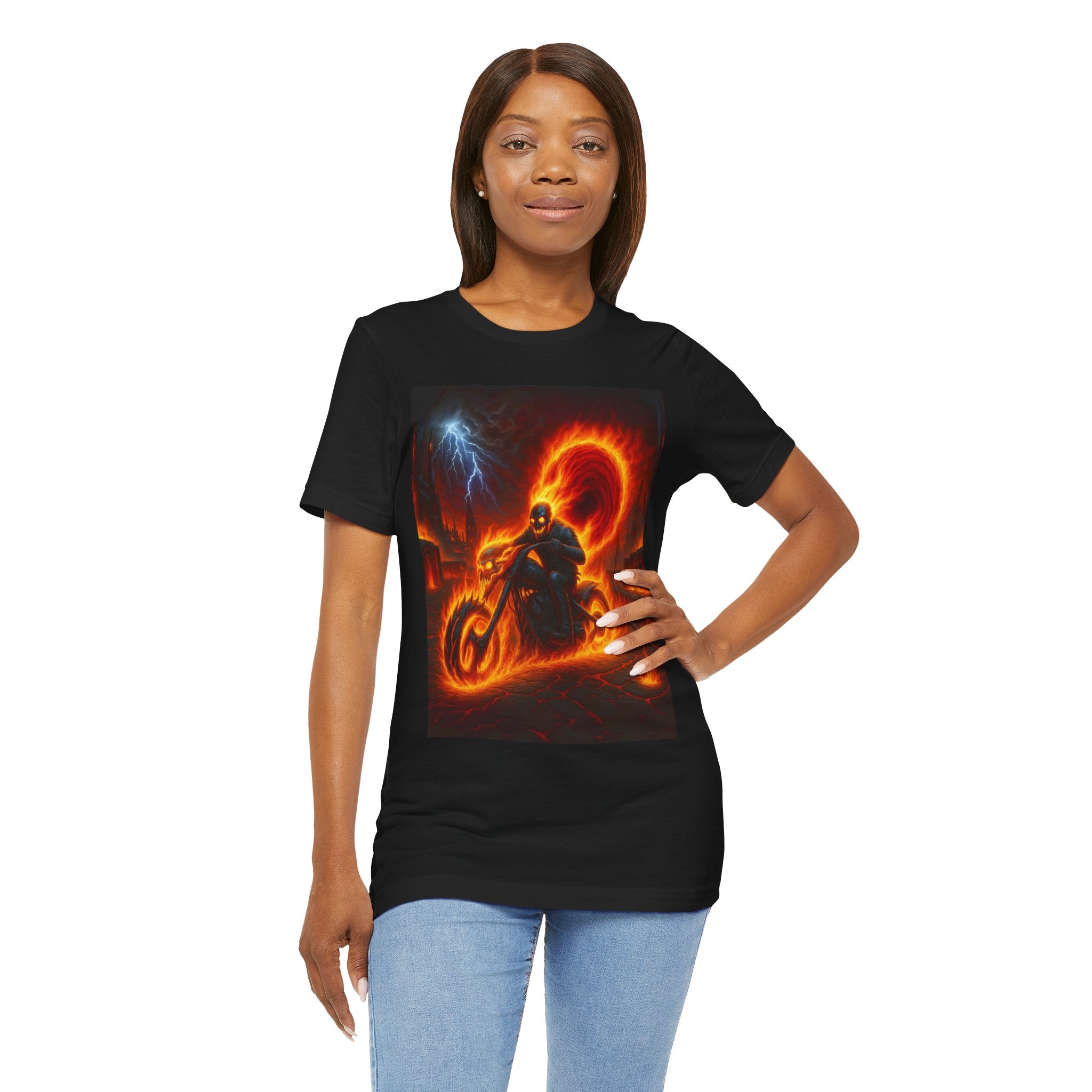 Essence Ghostrider Unisex Jersey Short Sleeve Tee