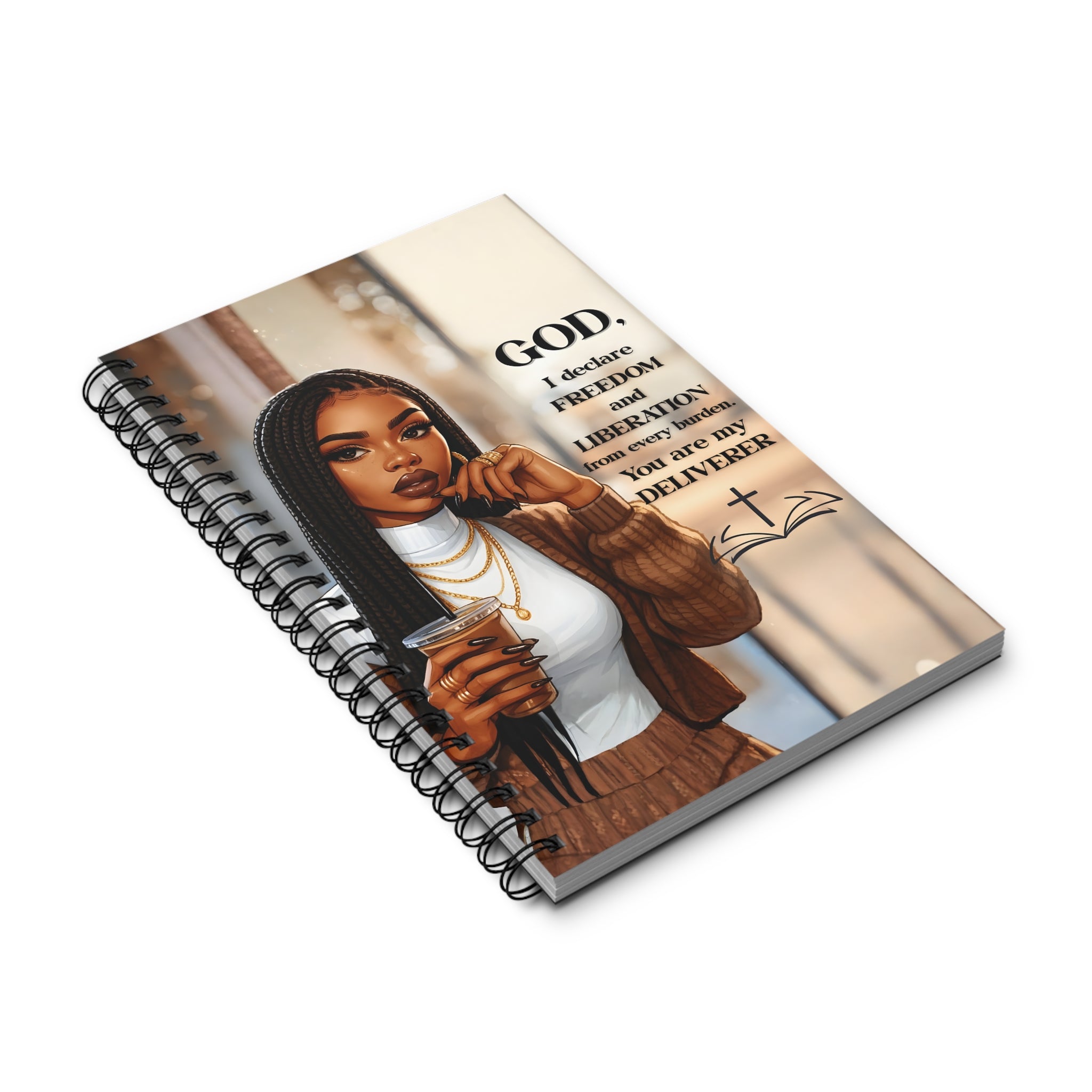 Essence of the Ancestors Inspirational Themed Spiral Journal