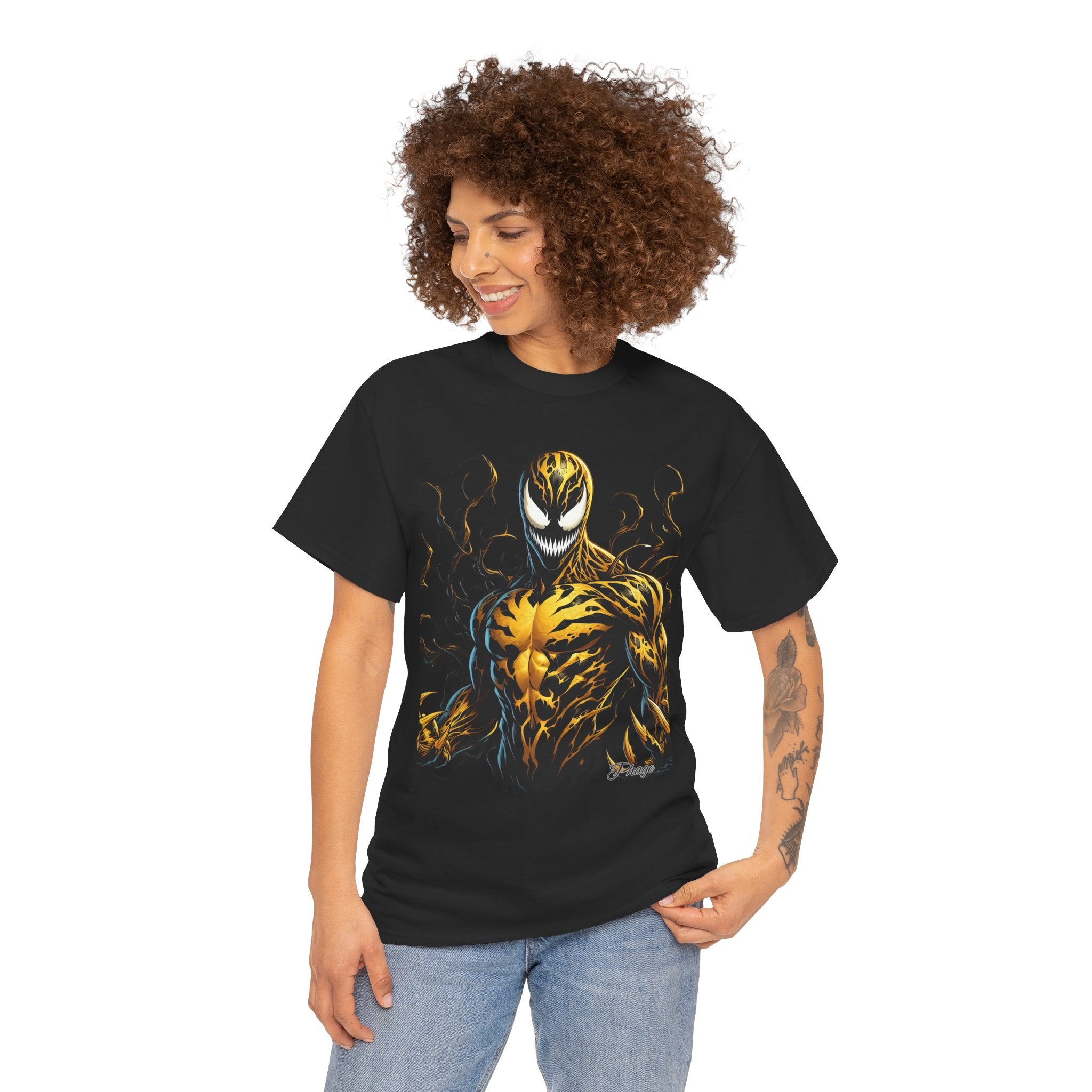 Phage (2) Unisex Tee - Wearable Super Hero Art, Unique Gift, Casual Ware, Birthday Present, Comic Book Apparel