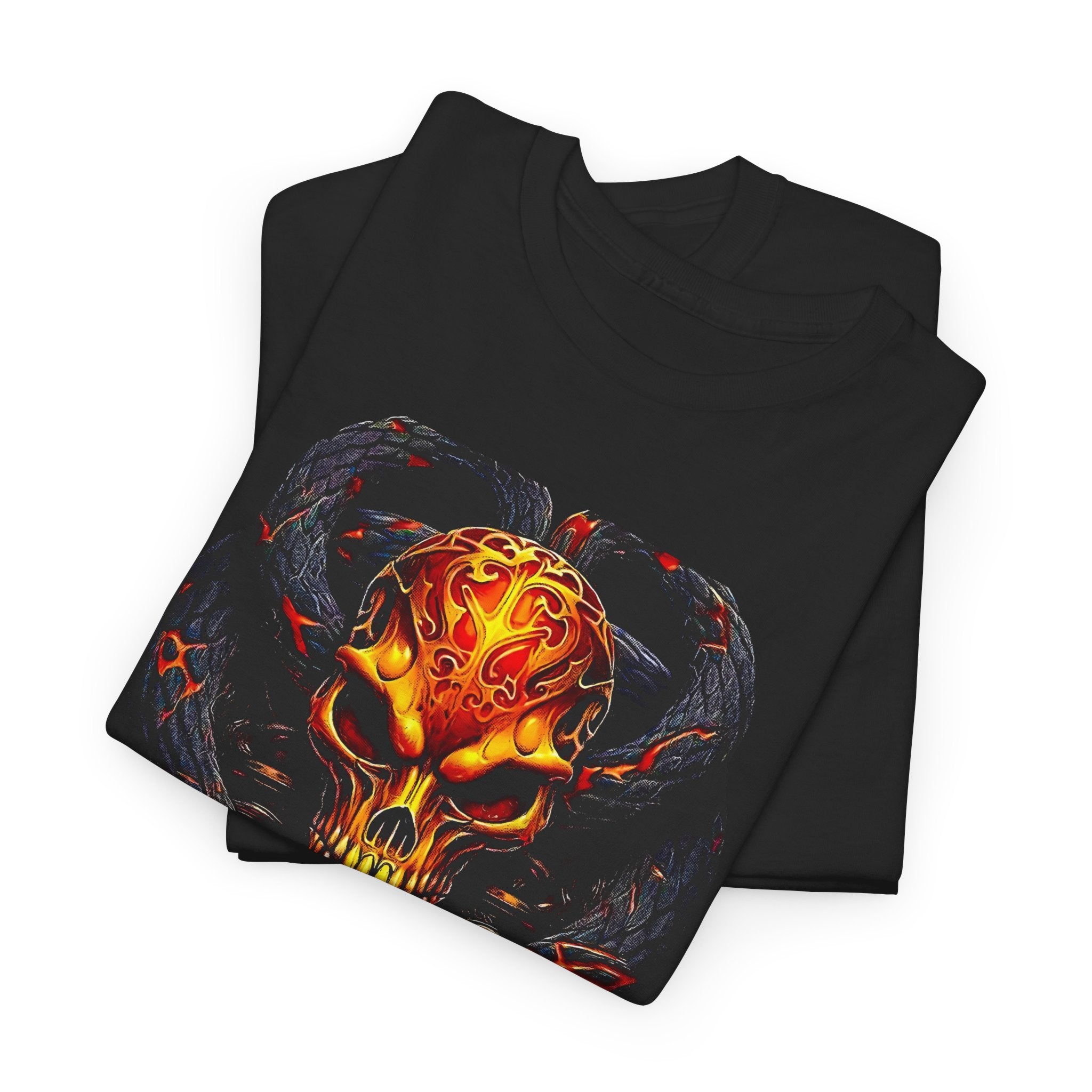 Halloween Nightmares (Skull and Snake) Unisex Tee - Wearable Art, Unique Gift, Casual Ware, Birthday Present, Halloween Apparel