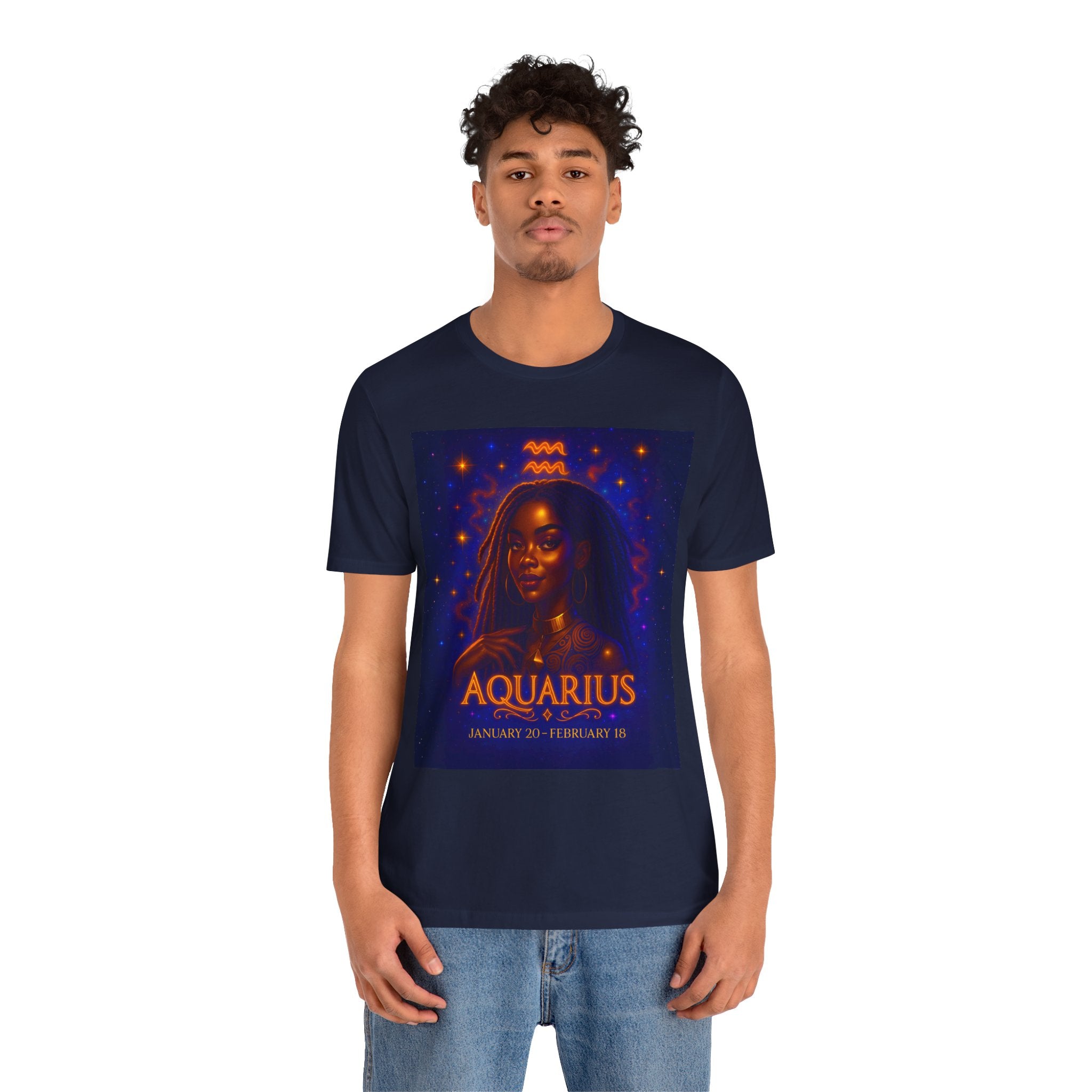 Essence Aquarius Zodiac Tee - Unisex Jersey Short Sleeve Shirt for Astrology Lovers, Astrology Gift, Horoscope Tee, Star Sign Apparel, Zodiac [...]