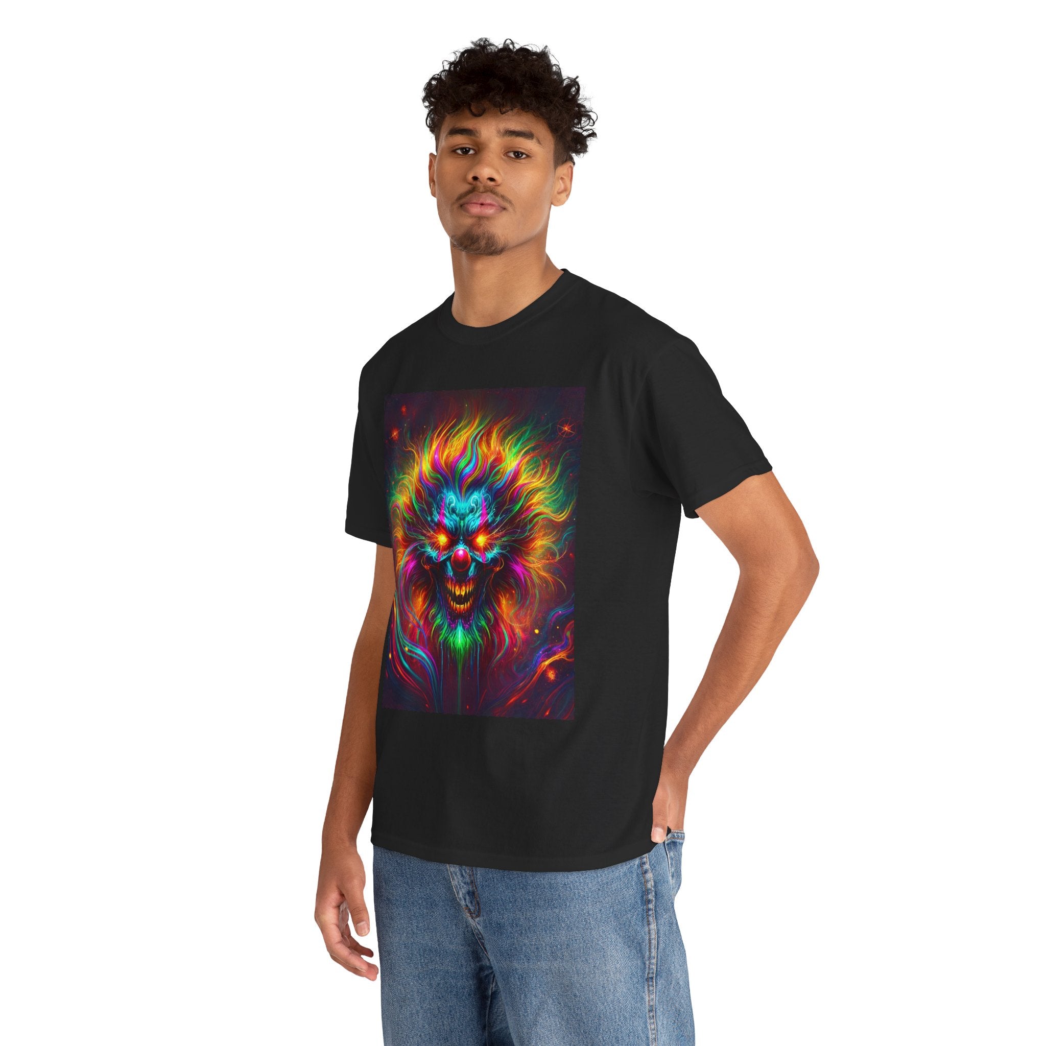 Halloween Nightmares (Sadistic Clown)Unisex Tee - Wearable Art, Unique Gift, Casual Ware, Birthday Present, Halloween Apparel
