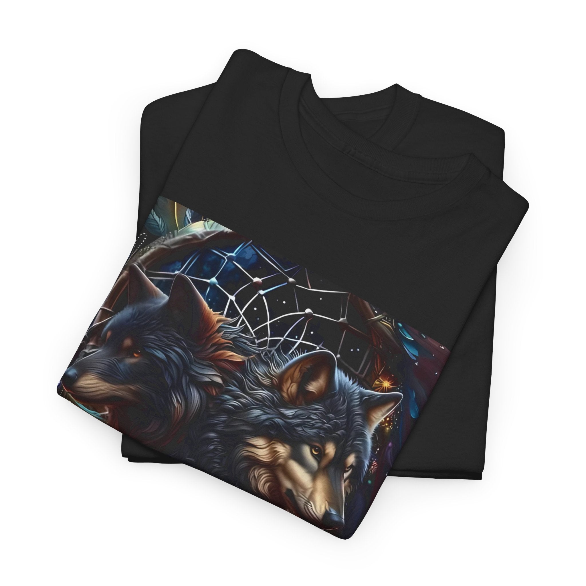 Spirit Wolf Unisex Tee - Wearable Art, Unique Gift, Casual Ware, Birthday Present, SpiritApparel