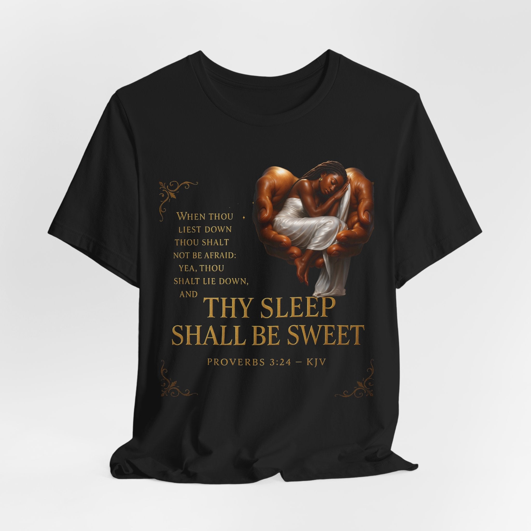 Essence Christian Inspirational Tee, Thy Sleep Shall Be Sweet, Unisex Jersey Short Sleeve Shirt, Biblical Quote T-Shirt, Faith-Based Apparel, [...]