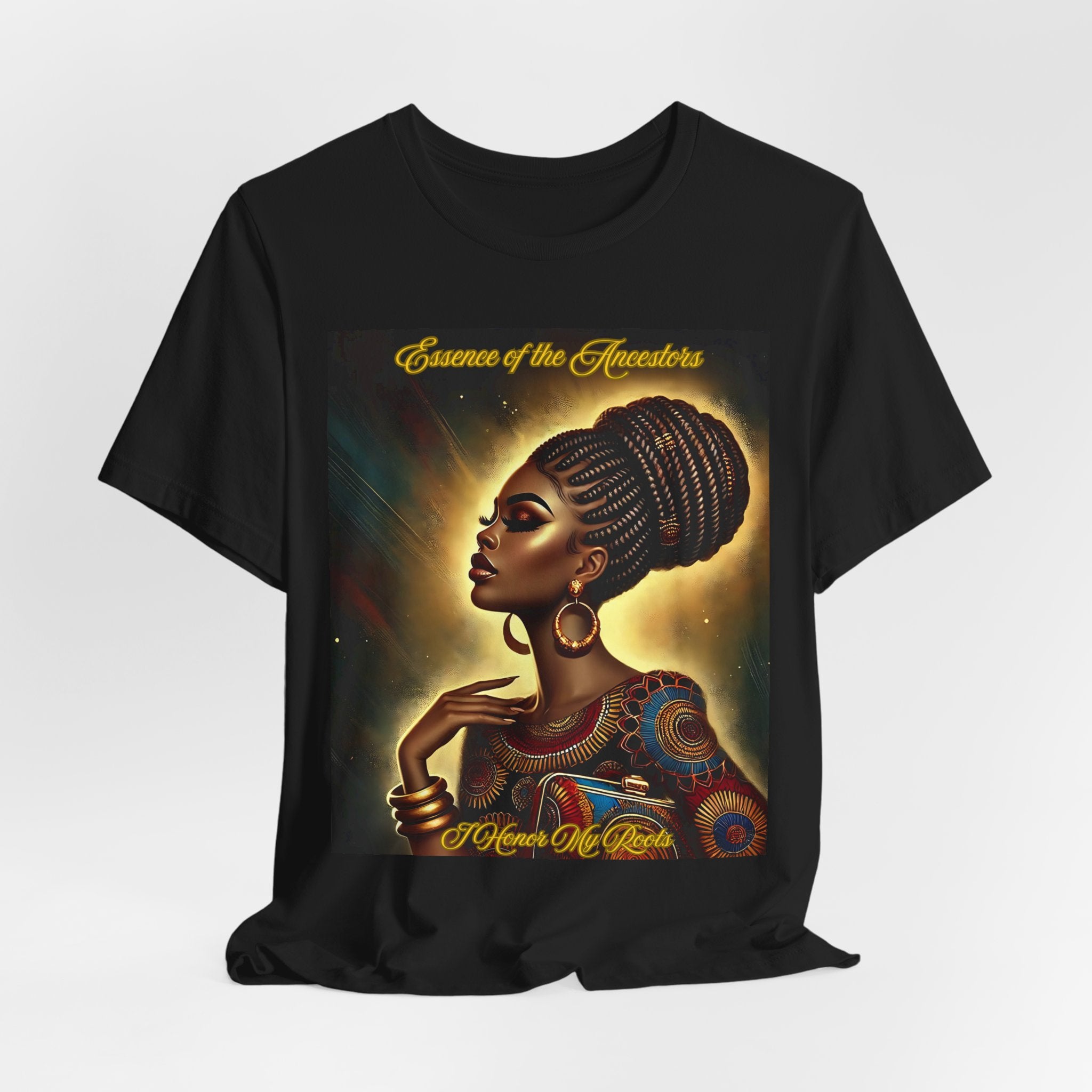 Essence of the Ancestors (I Honor My Roots), Afrocentric Shirt, Gift for Her, Celebration of Heritage, Black History Month, Casual Wear